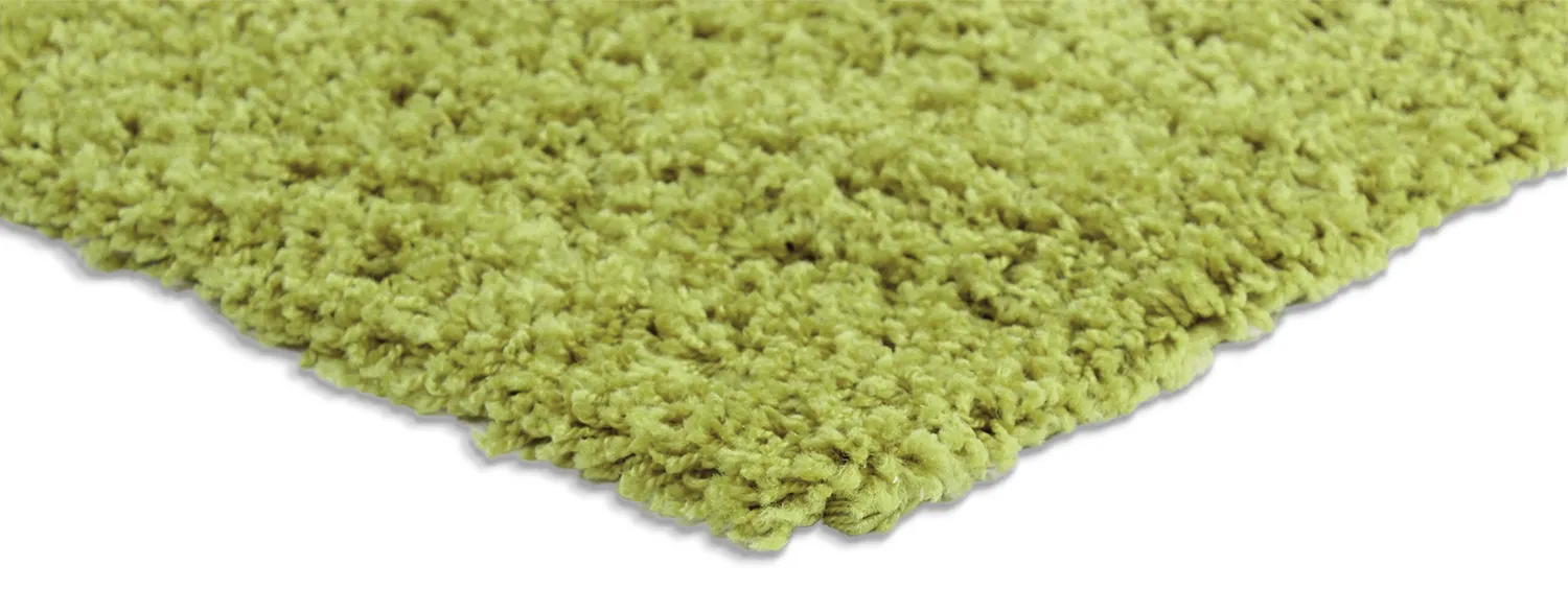 Alfombras de pelo largo - Zoe (verde)