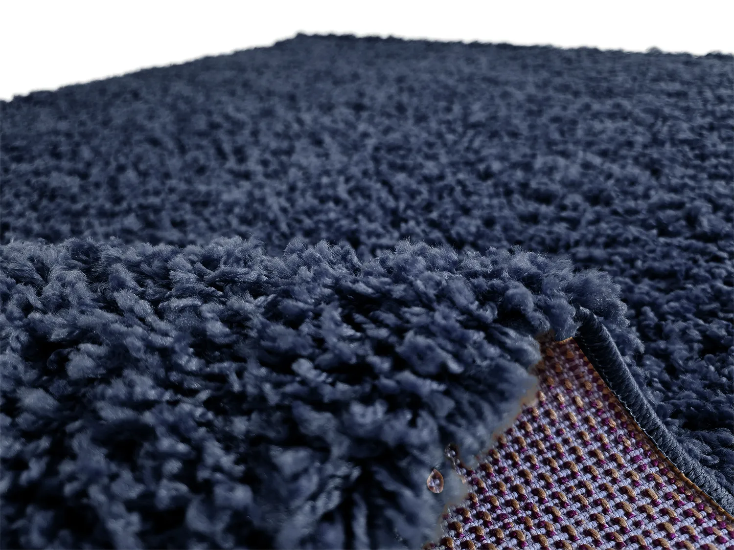 Alfombras de pelo largo - Zoe (azul oscuro)