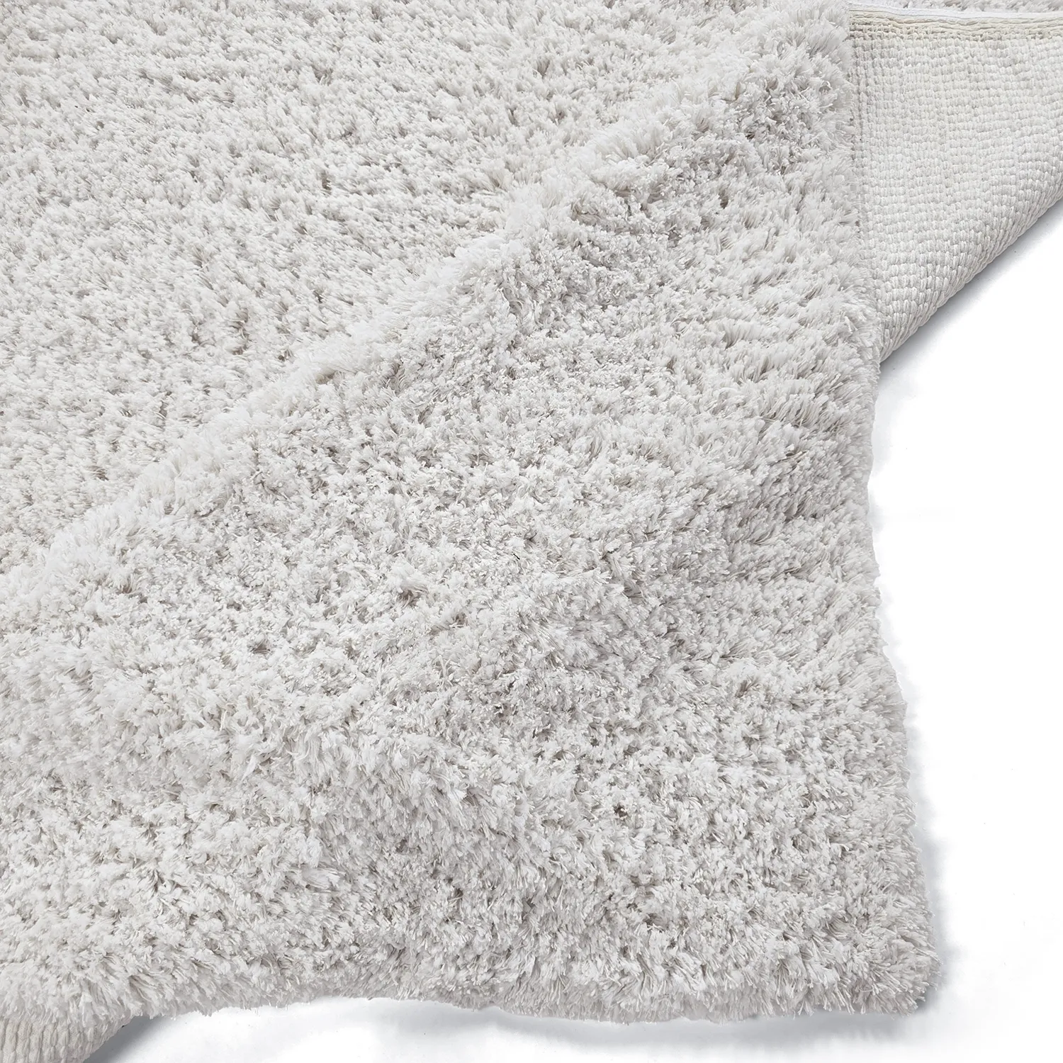 Alfombras de pelo largo - Combarro Solid Cotton Shaggy (crema)