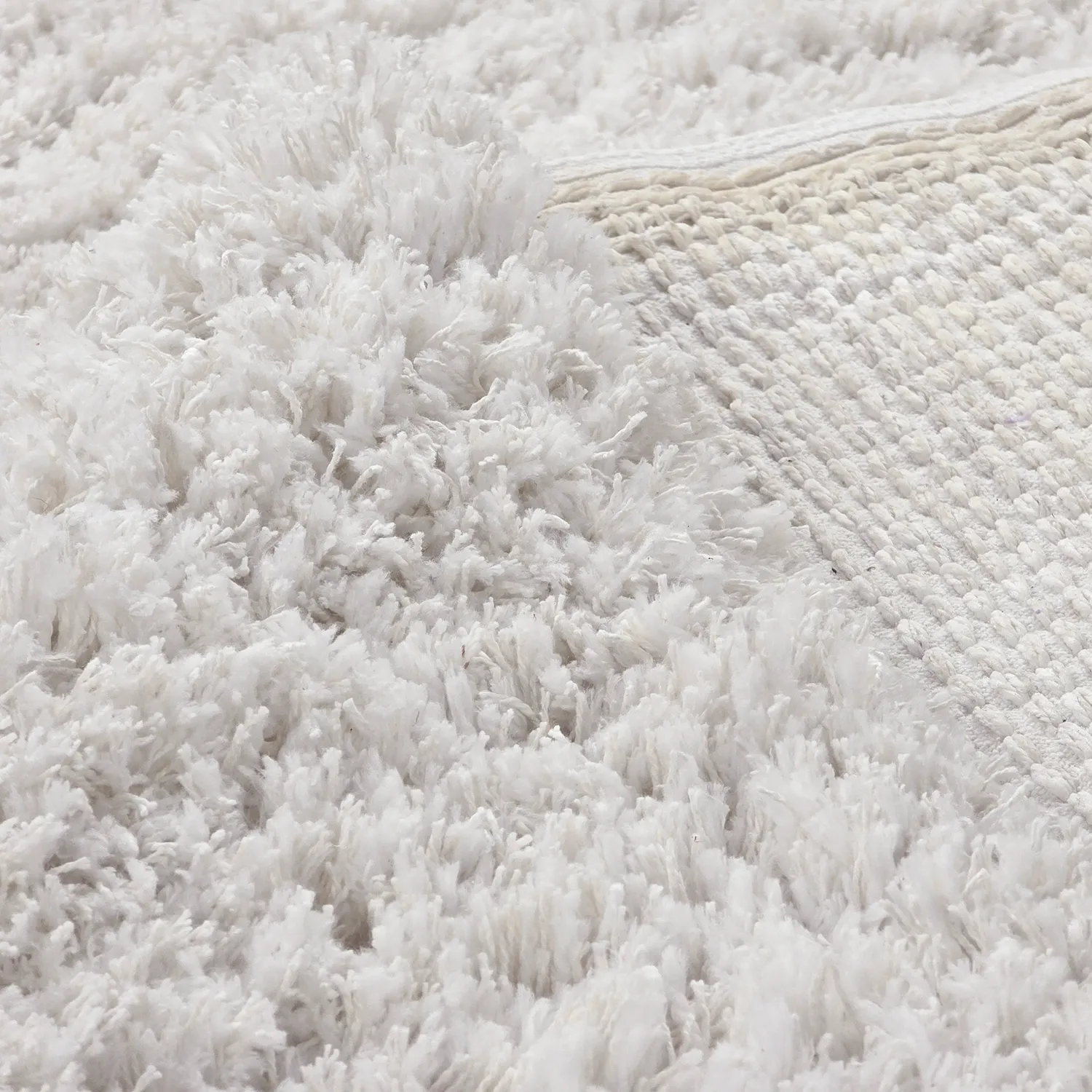 Alfombras de pelo largo - Combarro Solid Cotton Shaggy (crema)