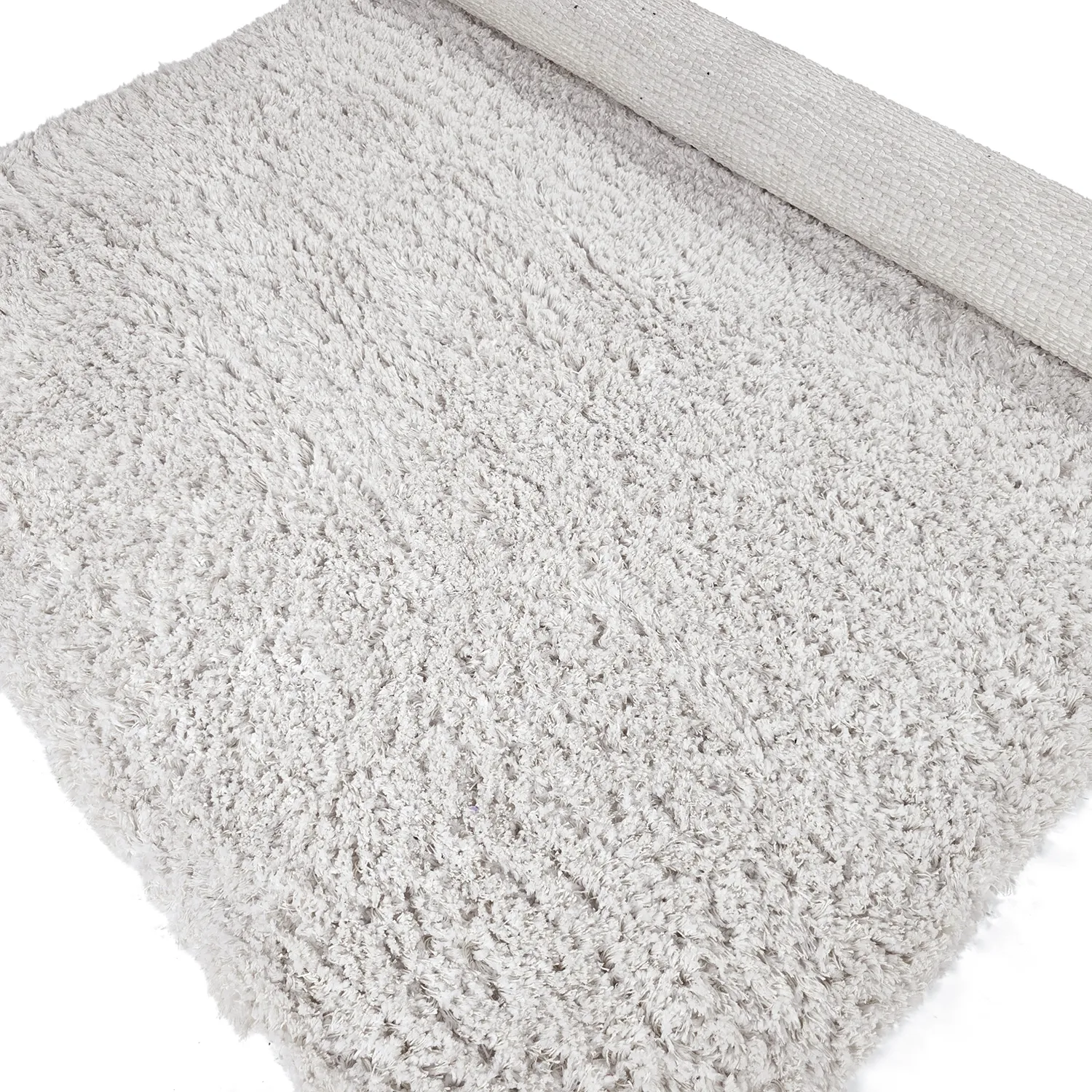 Alfombras de pelo largo - Combarro Solid Cotton Shaggy (crema)