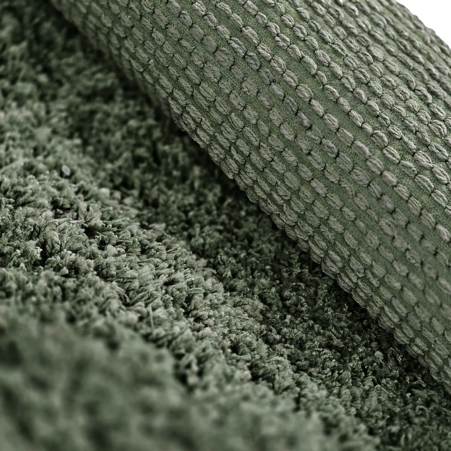 Alfombras de pelo largo - Combarro Solid Cotton Shaggy (verde)