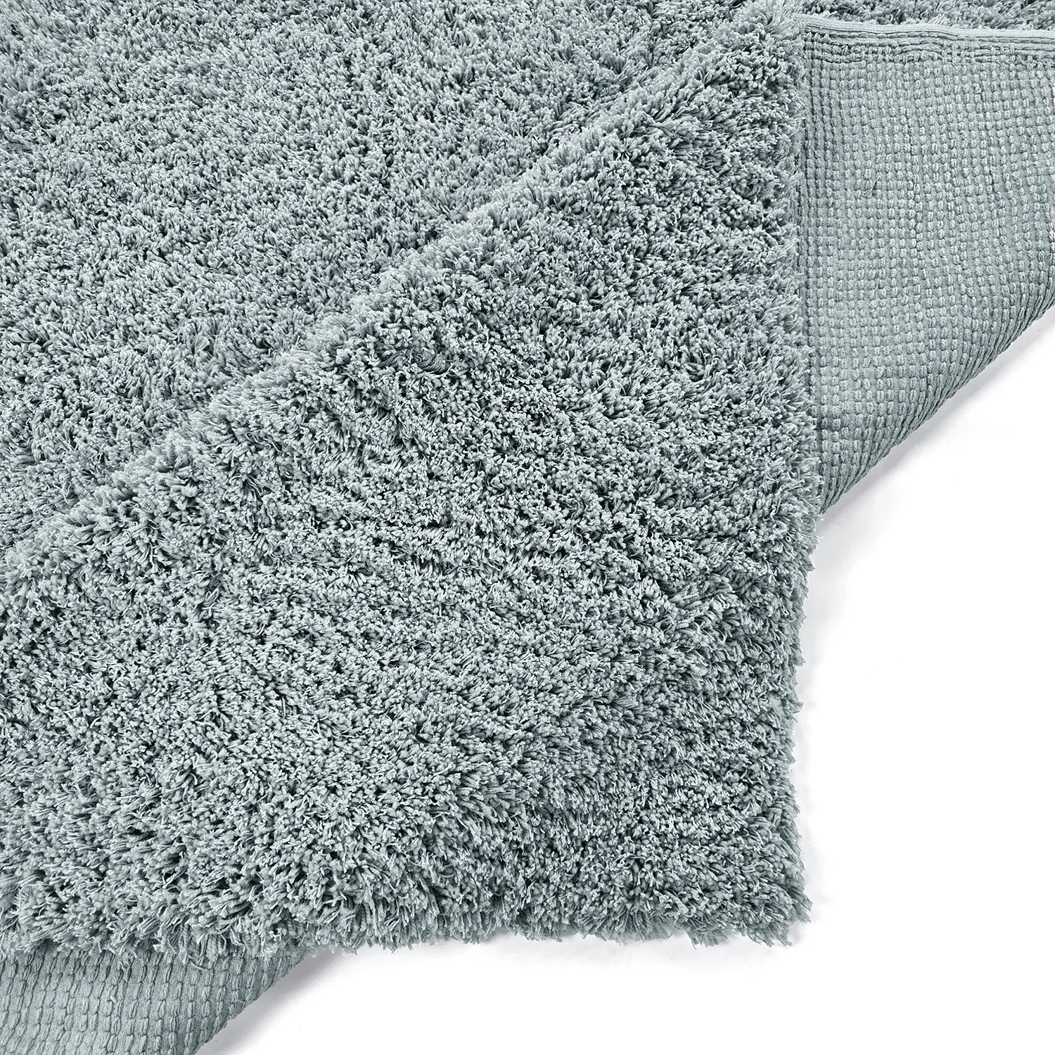 Alfombras de pelo largo - Combarro Solid Cotton Shaggy (azul claro)