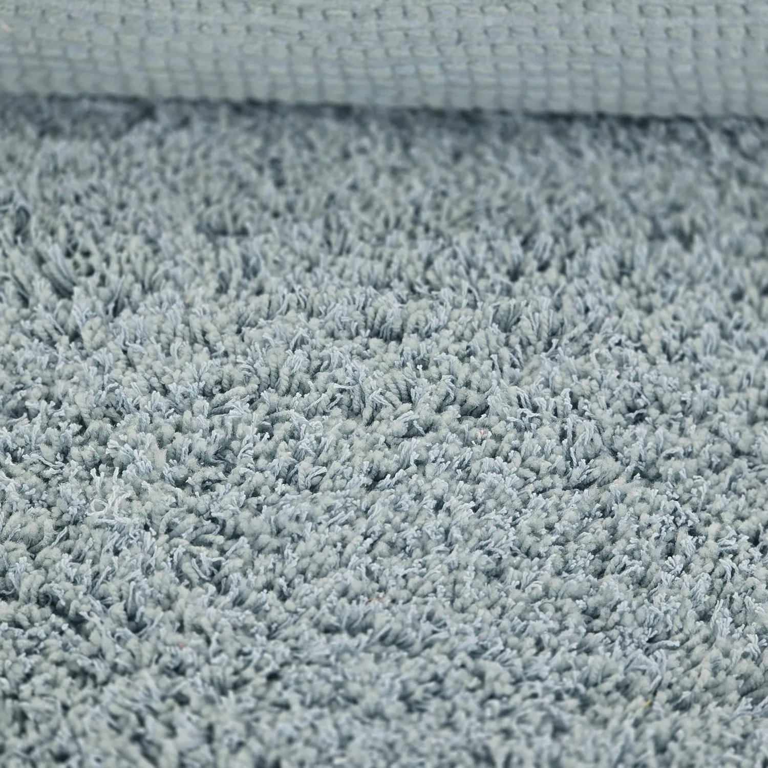 Alfombras de pelo largo - Combarro Solid Cotton Shaggy (azul claro)
