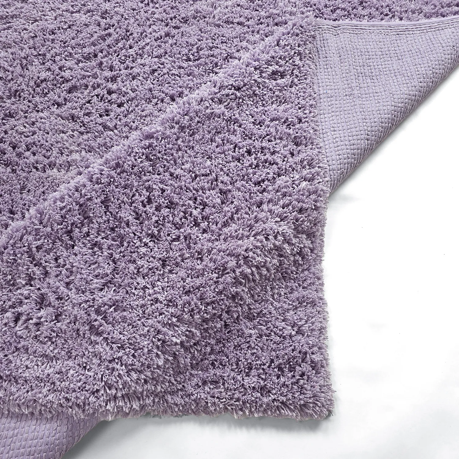 Alfombras de pelo largo - Combarro Solid Cotton Shaggy (violeta claro)