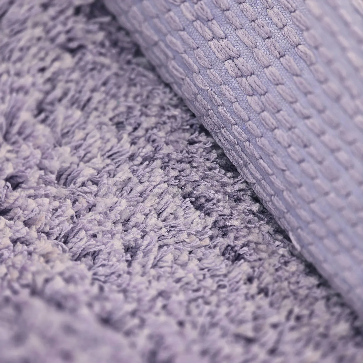 Alfombras de pelo largo - Combarro Solid Cotton Shaggy (violeta claro)