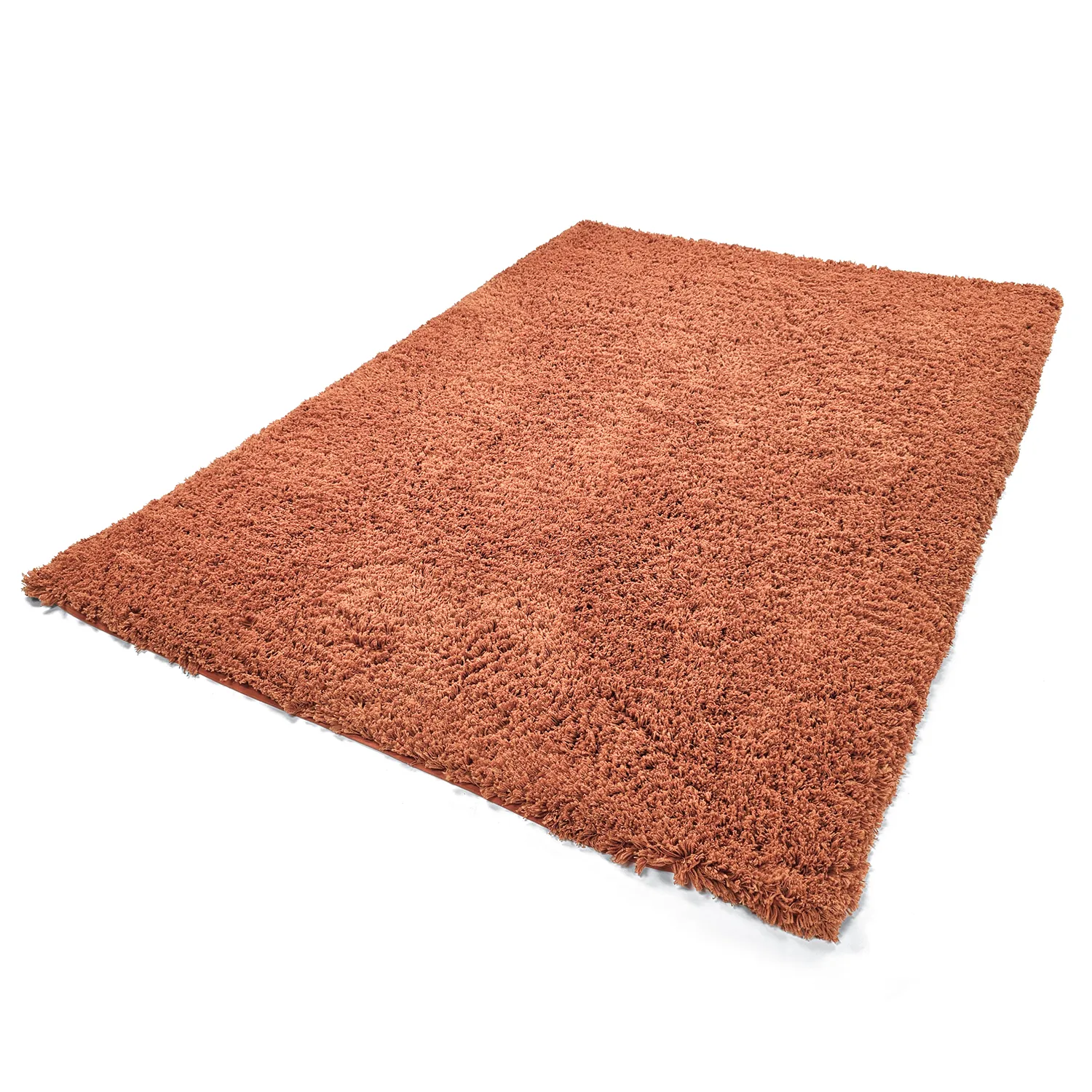 Alfombras de pelo largo - Combarro Solid Cotton Shaggy (naranja claro)