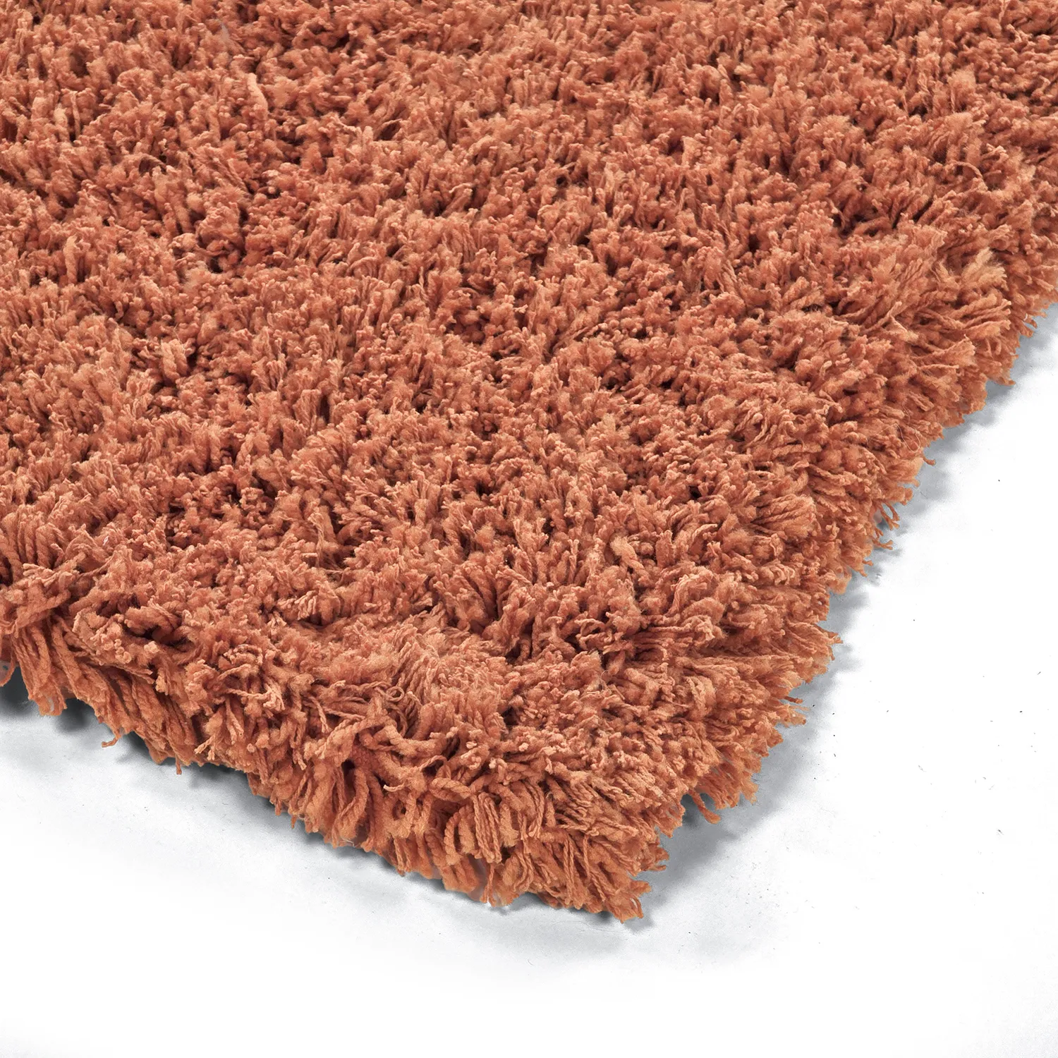Alfombras de pelo largo - Combarro Solid Cotton Shaggy (naranja claro)