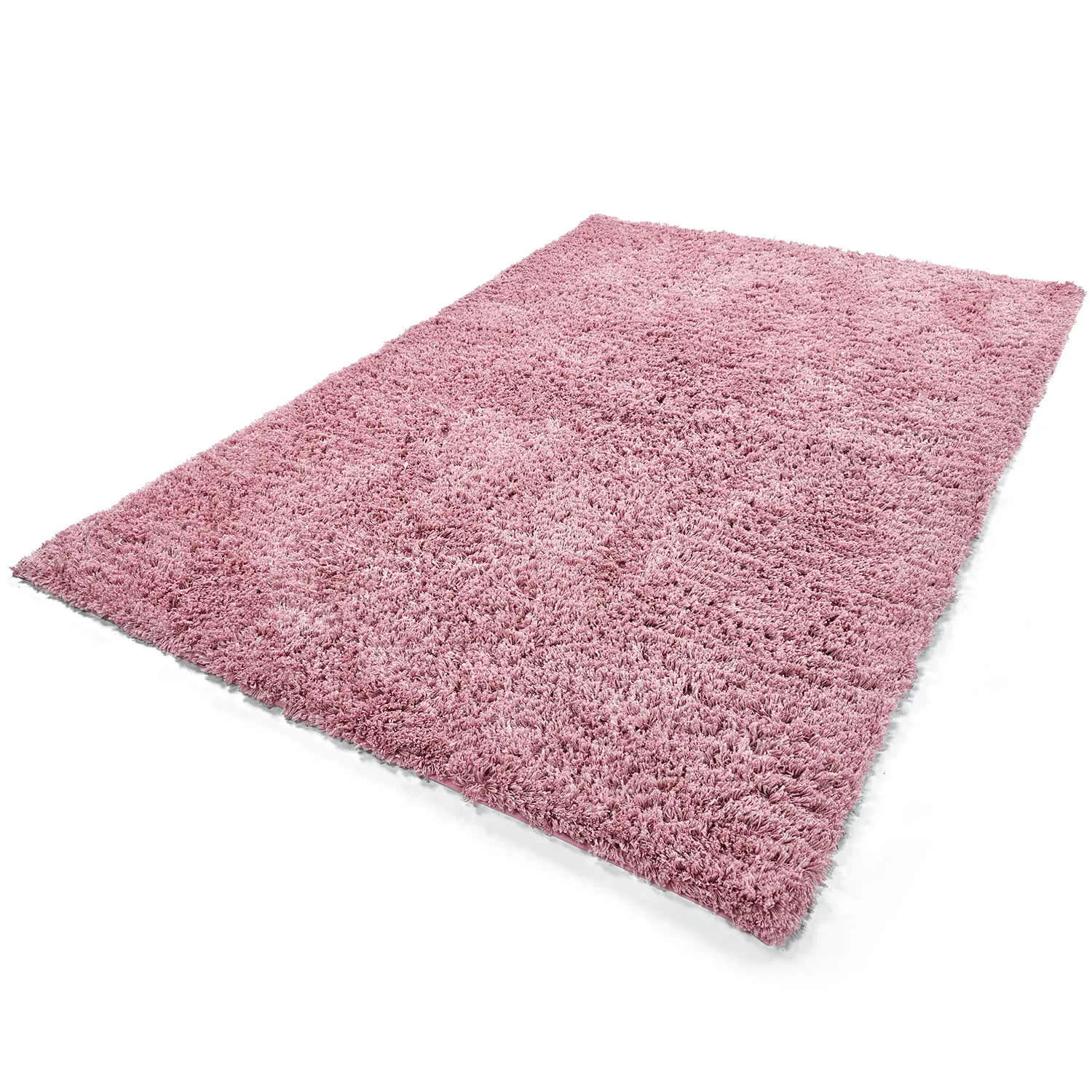 Alfombras de pelo largo - Combarro Solid Cotton Shaggy (rosa claro)