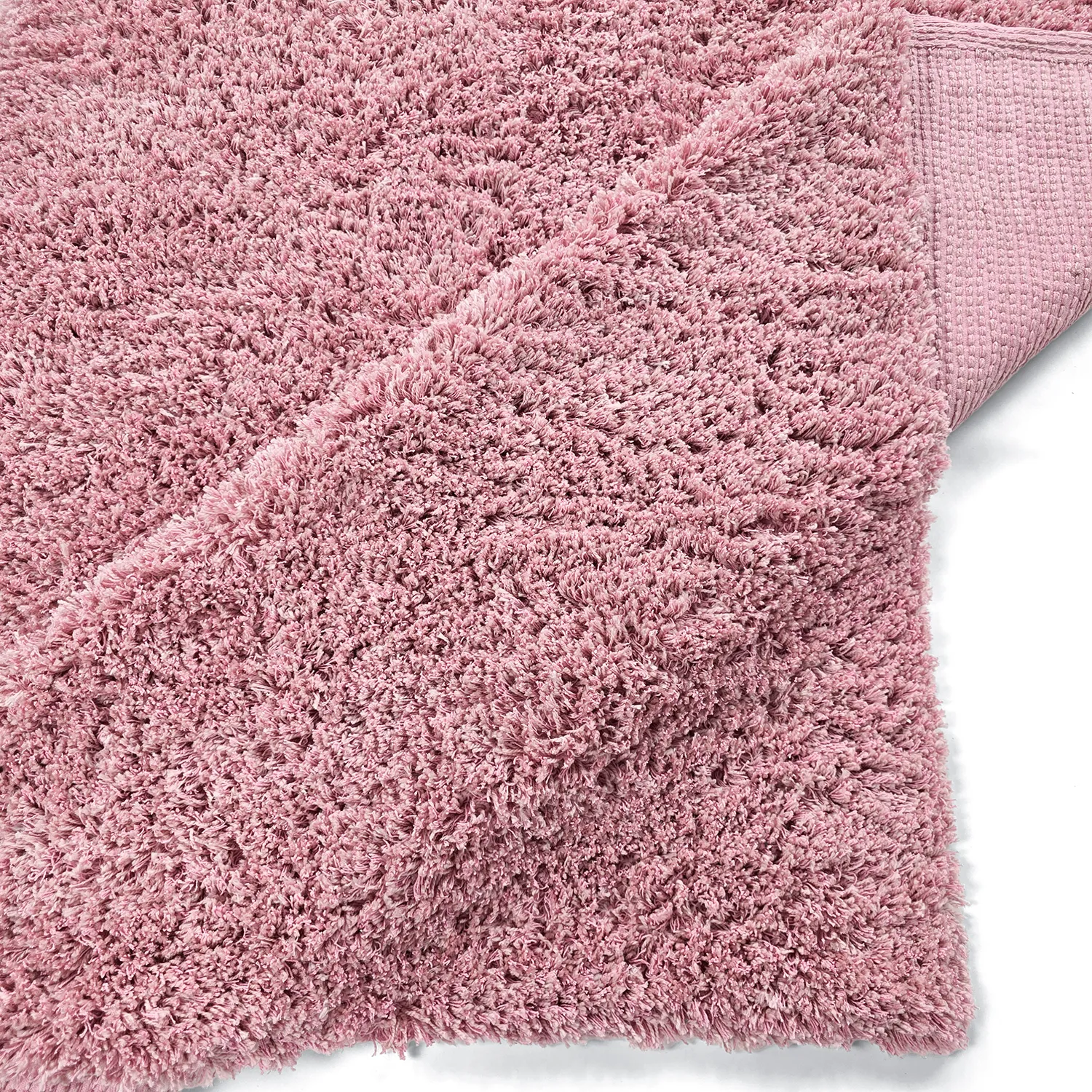 Alfombras de pelo largo - Combarro Solid Cotton Shaggy (rosa claro)
