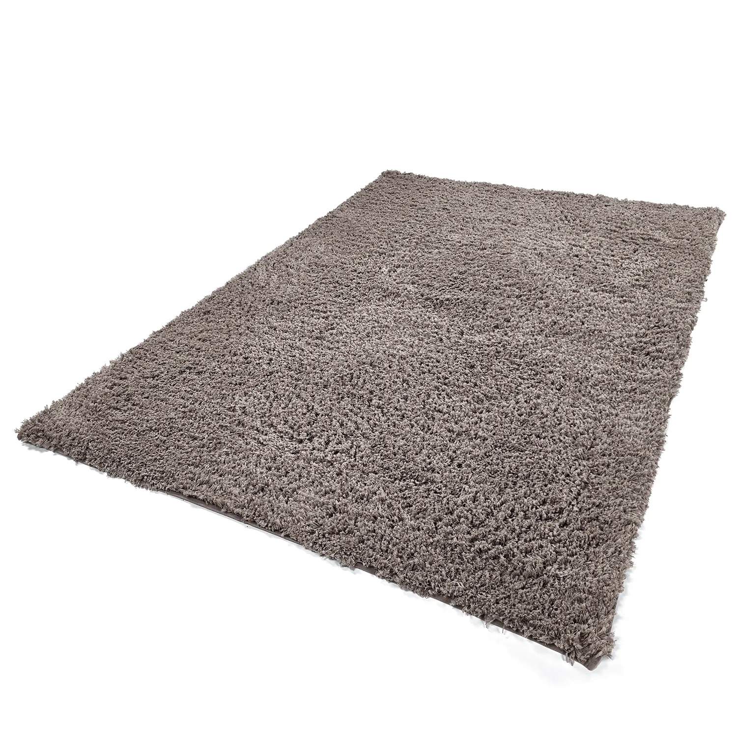 Alfombras de pelo largo - Combarro Solid Cotton Shaggy (taupe)