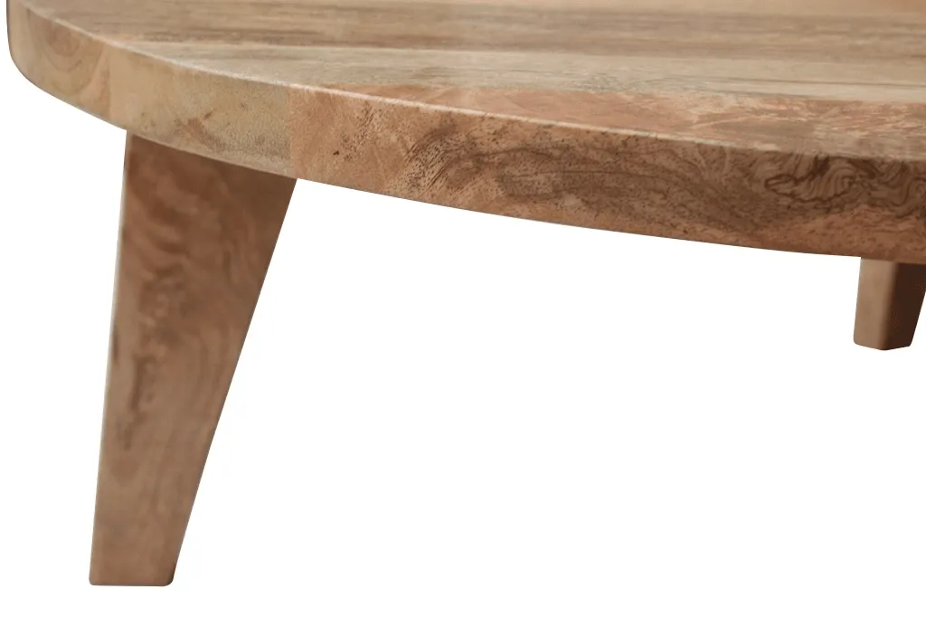Mesa de café - Vintage - 65 cm round (naturaleza)