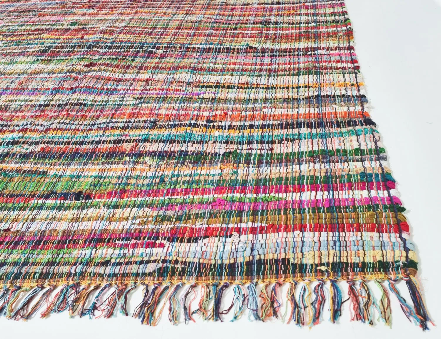 Alfombra de algodón - Sadon (naranja/multi)