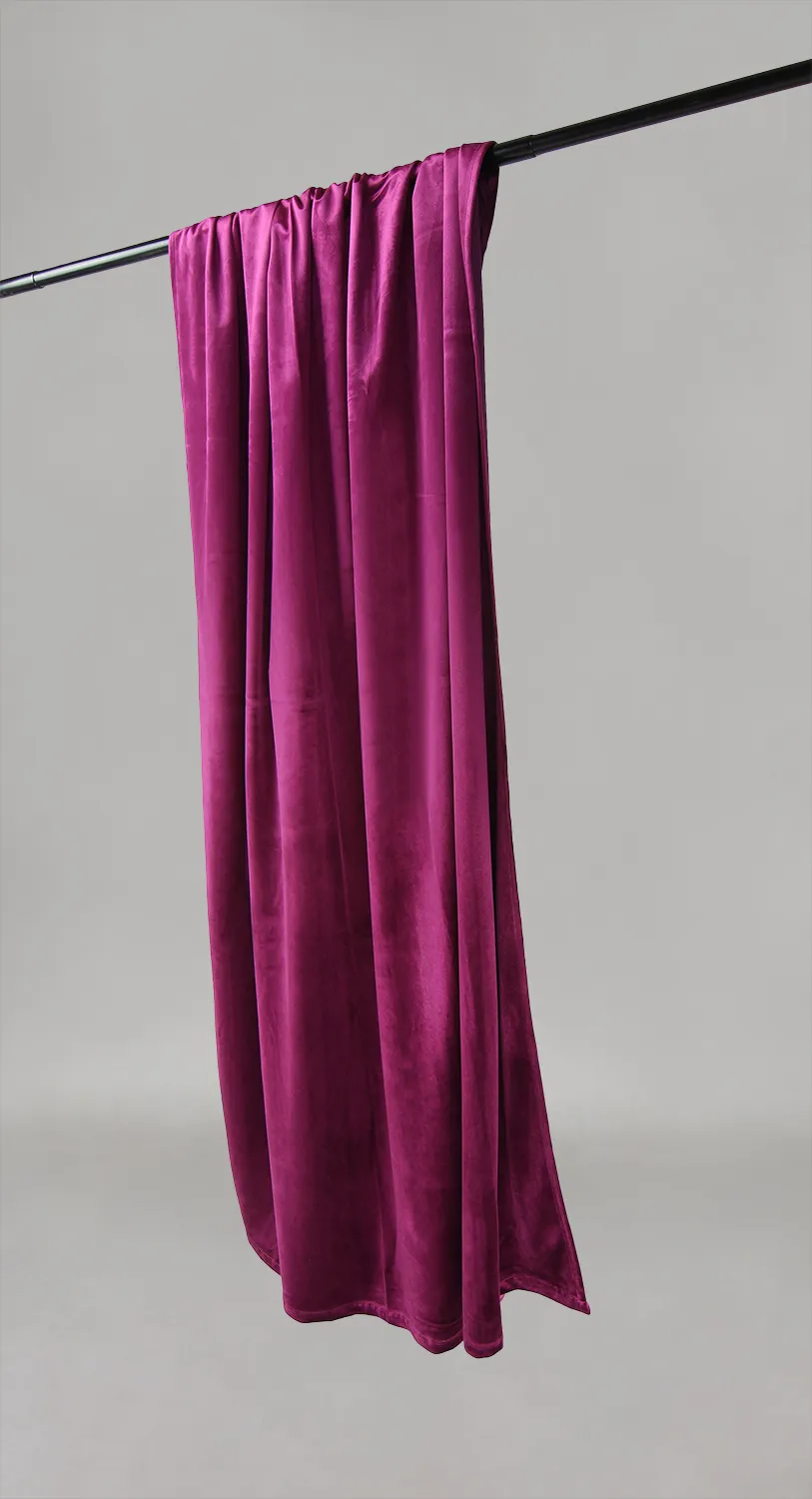 Cortinas - Cortinas de terciopelo Marlyn (fuchsia)