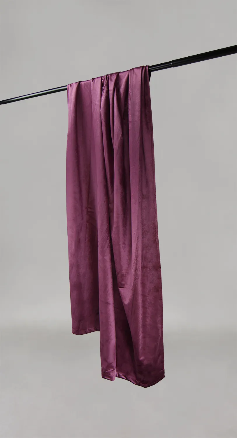 Cortinas - Cortinas de terciopelo Marlyn (morado)