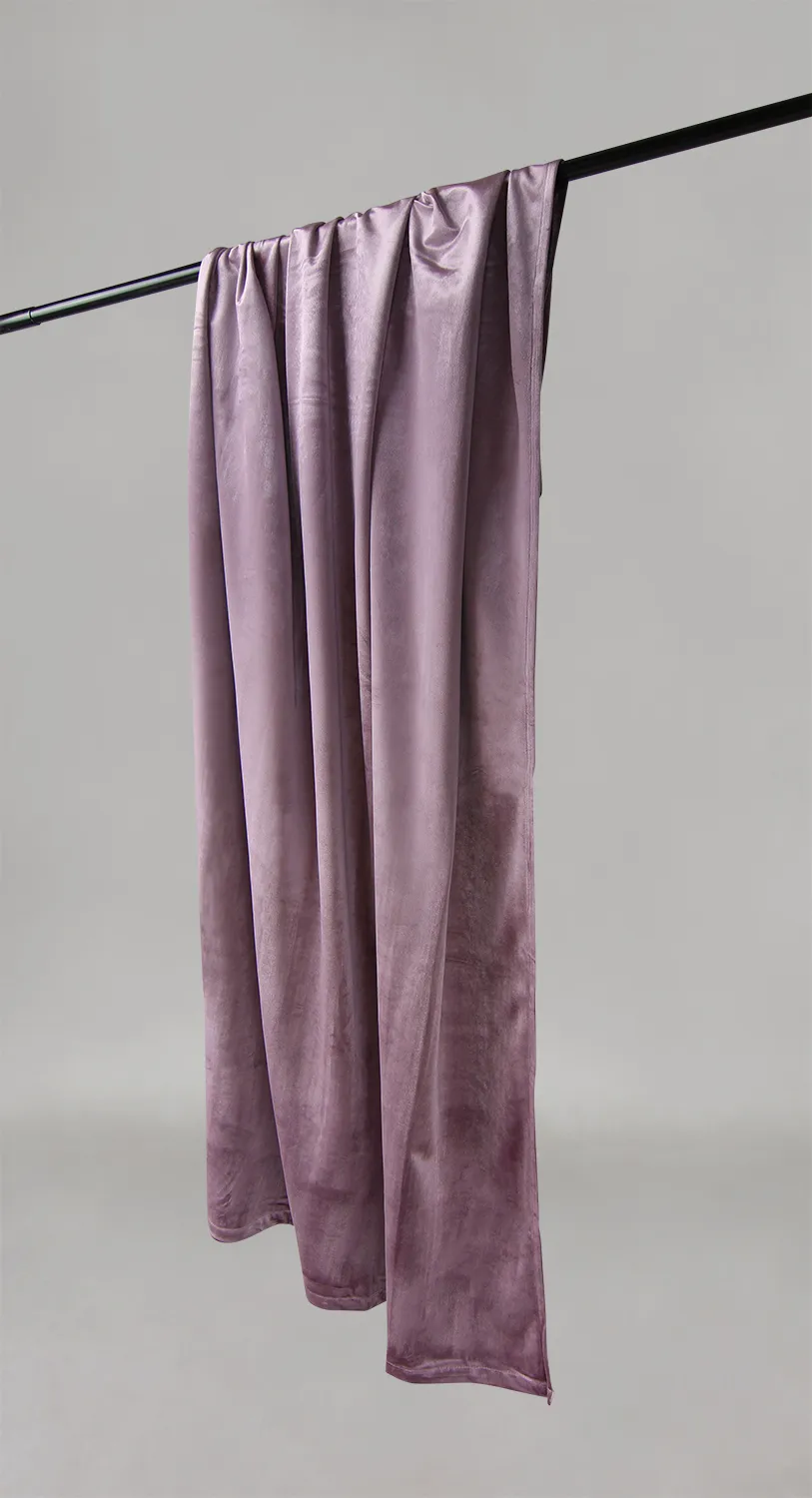 Cortinas - Cortinas de terciopelo Marlyn (morado claro)