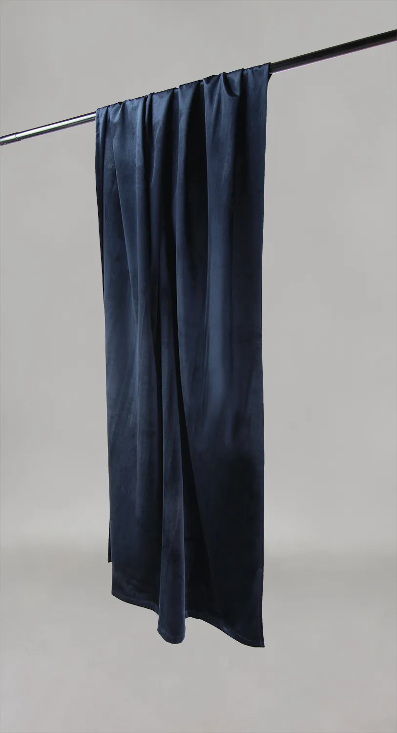Cortinas - Cortinas de terciopelo Marlyn (navy)