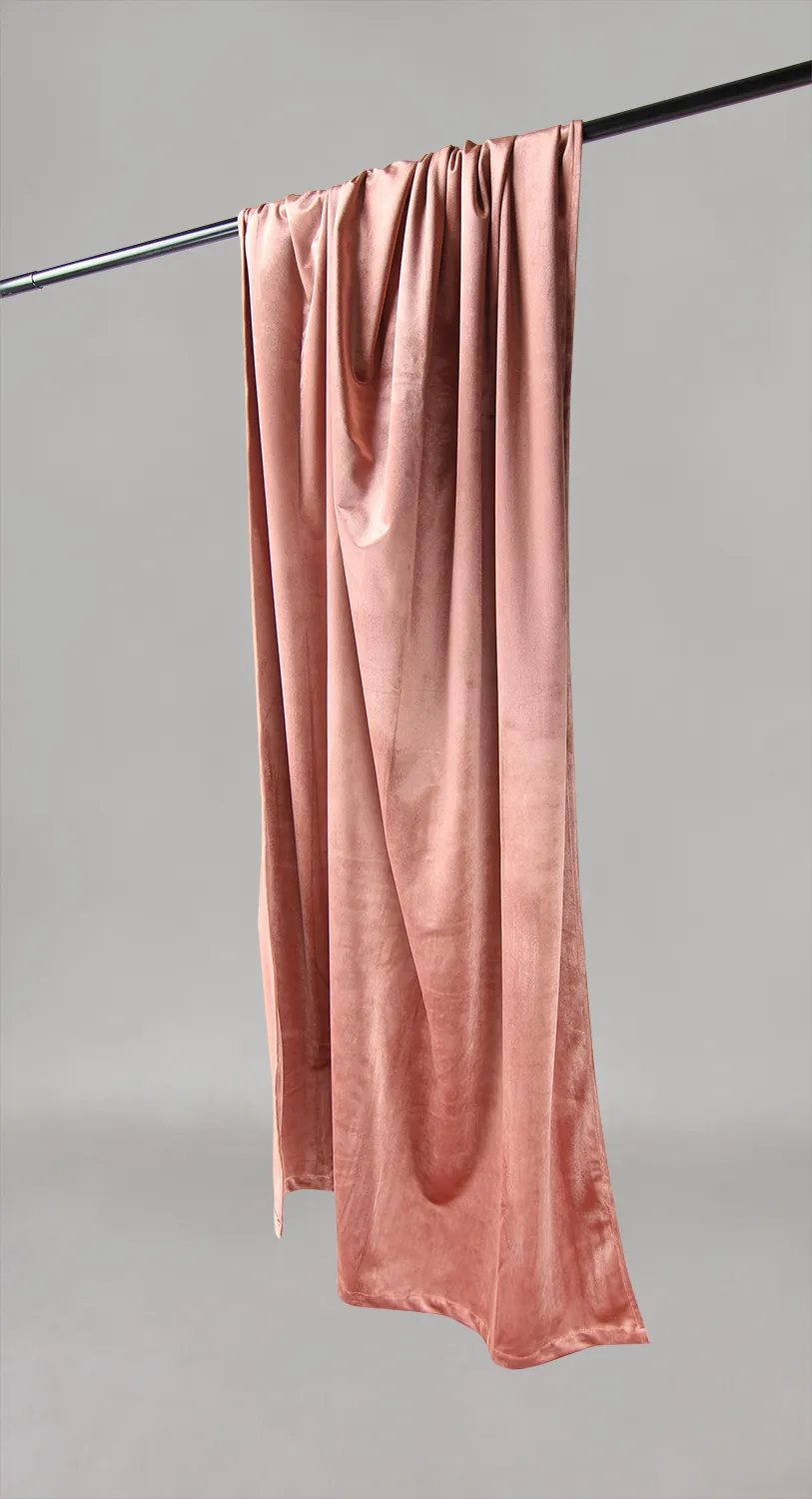 Cortinas - Cortinas de terciopelo Marlyn (rosa)