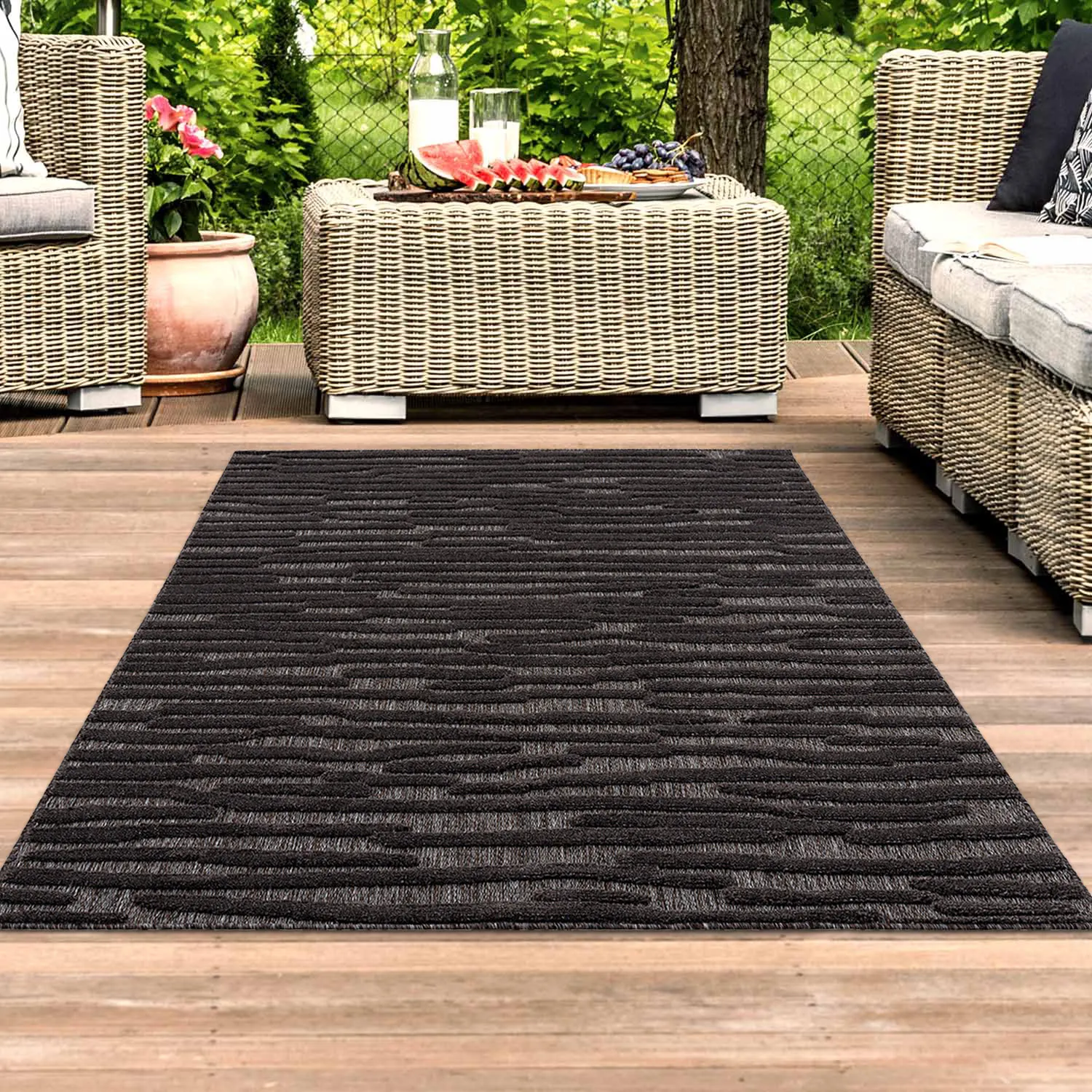 Shaggy Indoor-Outdoor - Neston (antracita)