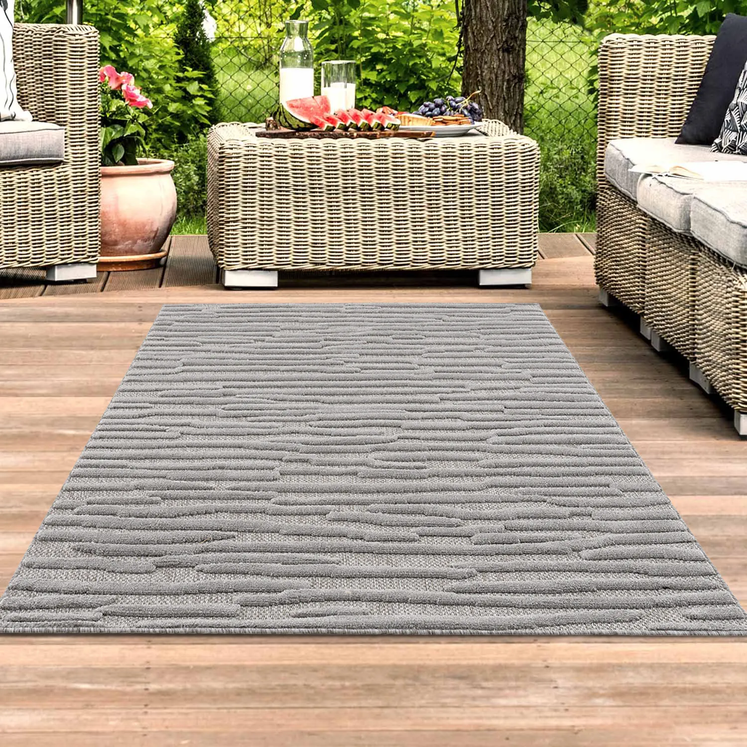 Shaggy Indoor-Outdoor - Neston (gris)