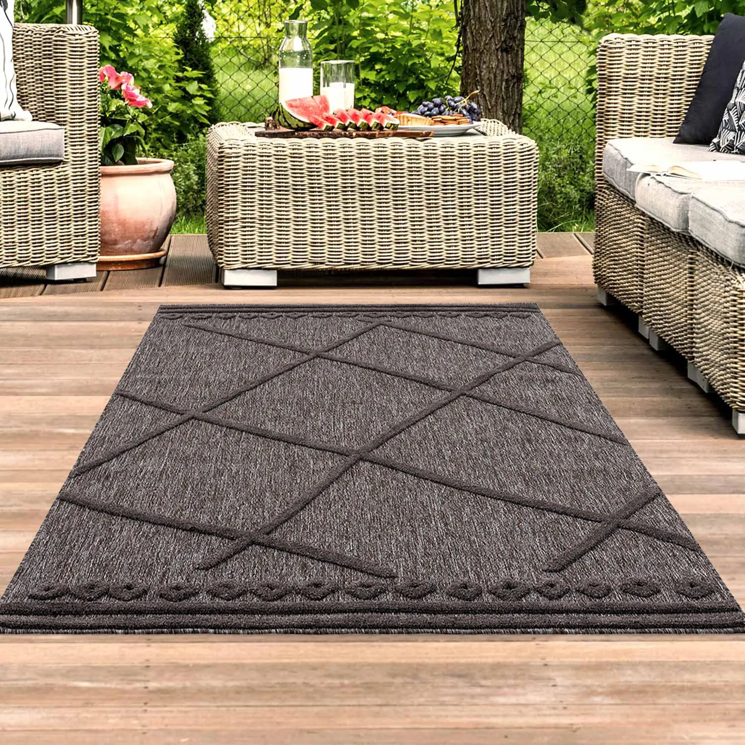 Shaggy Indoor-Outdoor - Newhaven (antracita)