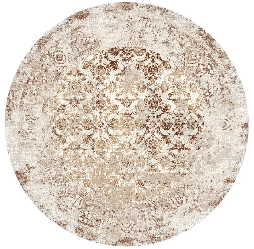 Alfombras redondeadas - Denizli (beige)