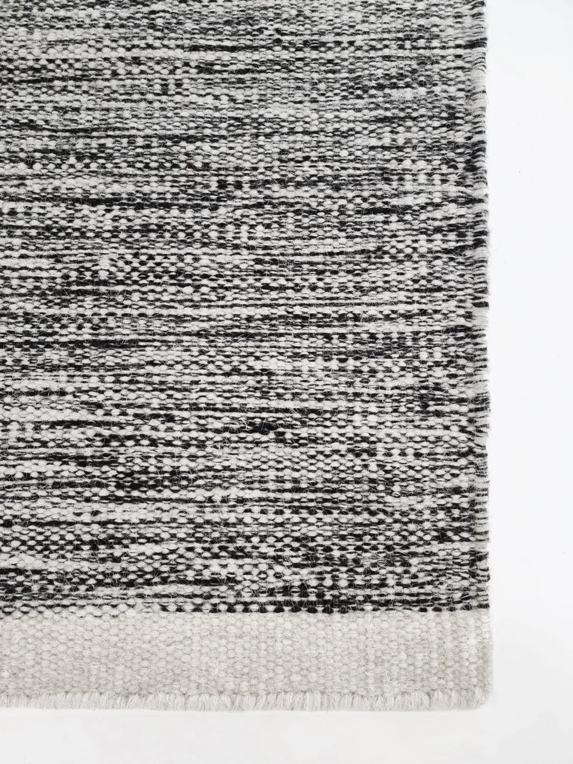 Alfombra de Lana - Savona (negro/blanco)