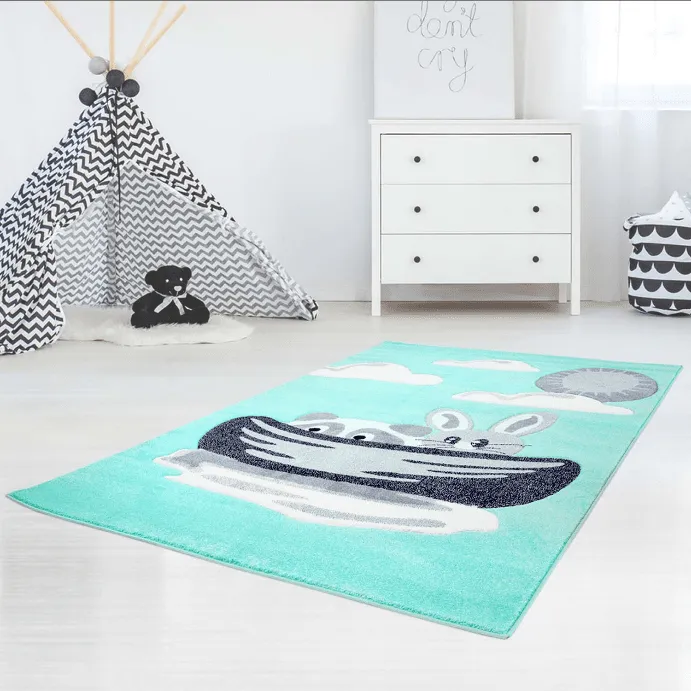 Alfombra infantil - Bueno Bunny (turquesa)