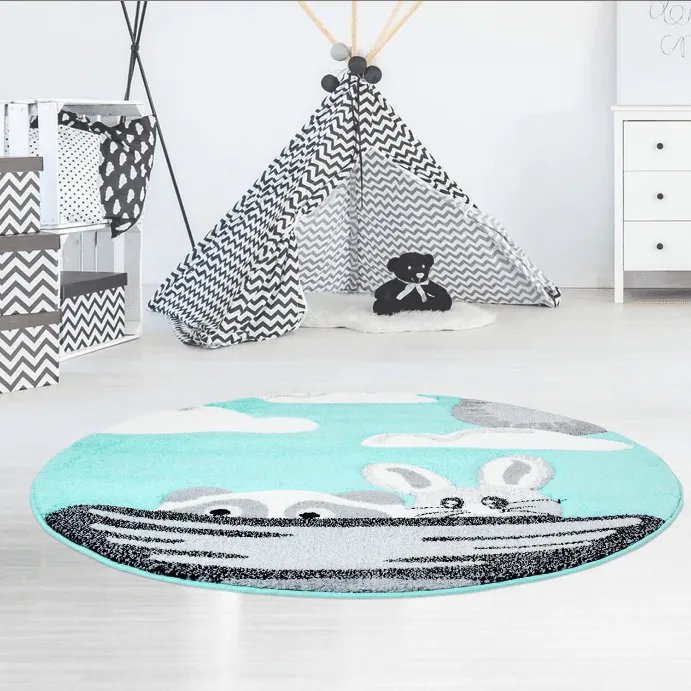 Alfombra infantil - Bueno Bunny (turquesa)