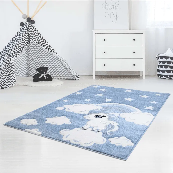 Alfombra infantil - Bueno Ponny (azul)