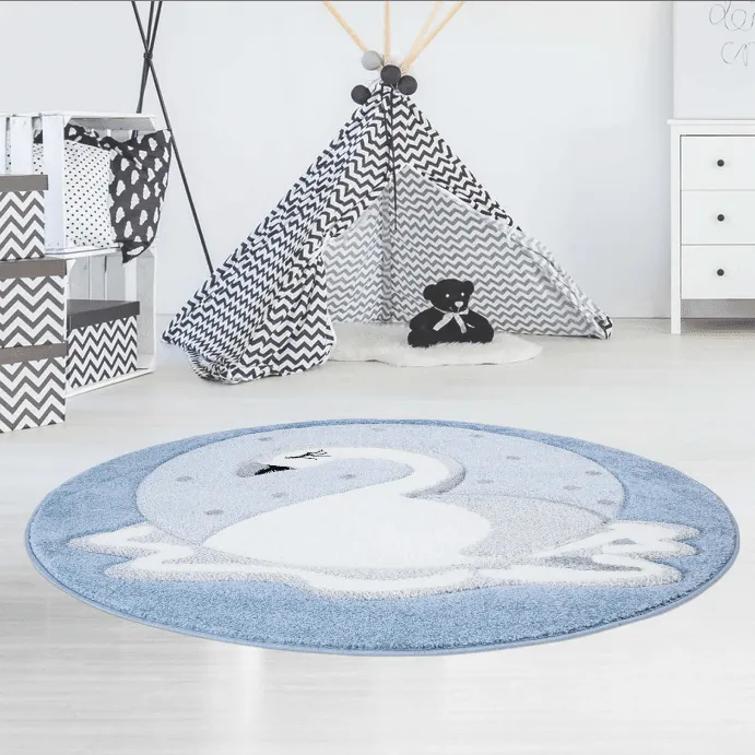 Alfombra infantil - Bueno Swan (azul)