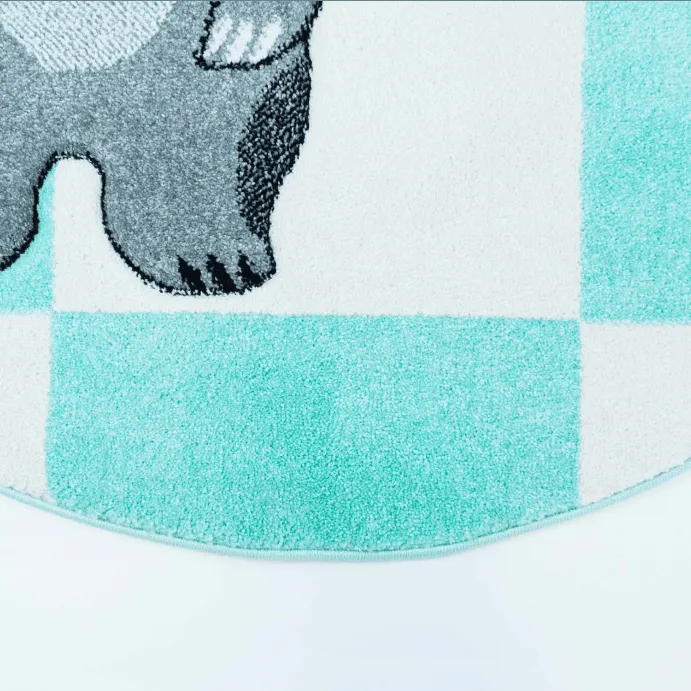 Alfombra infantil - Bueno Indian Bear (turquesa)