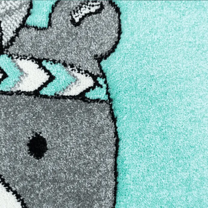 Alfombra infantil - Bueno Indian Bear (turquesa)