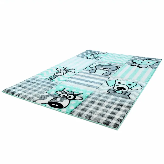 Alfombra infantil - Bueno Animals (turquesa)
