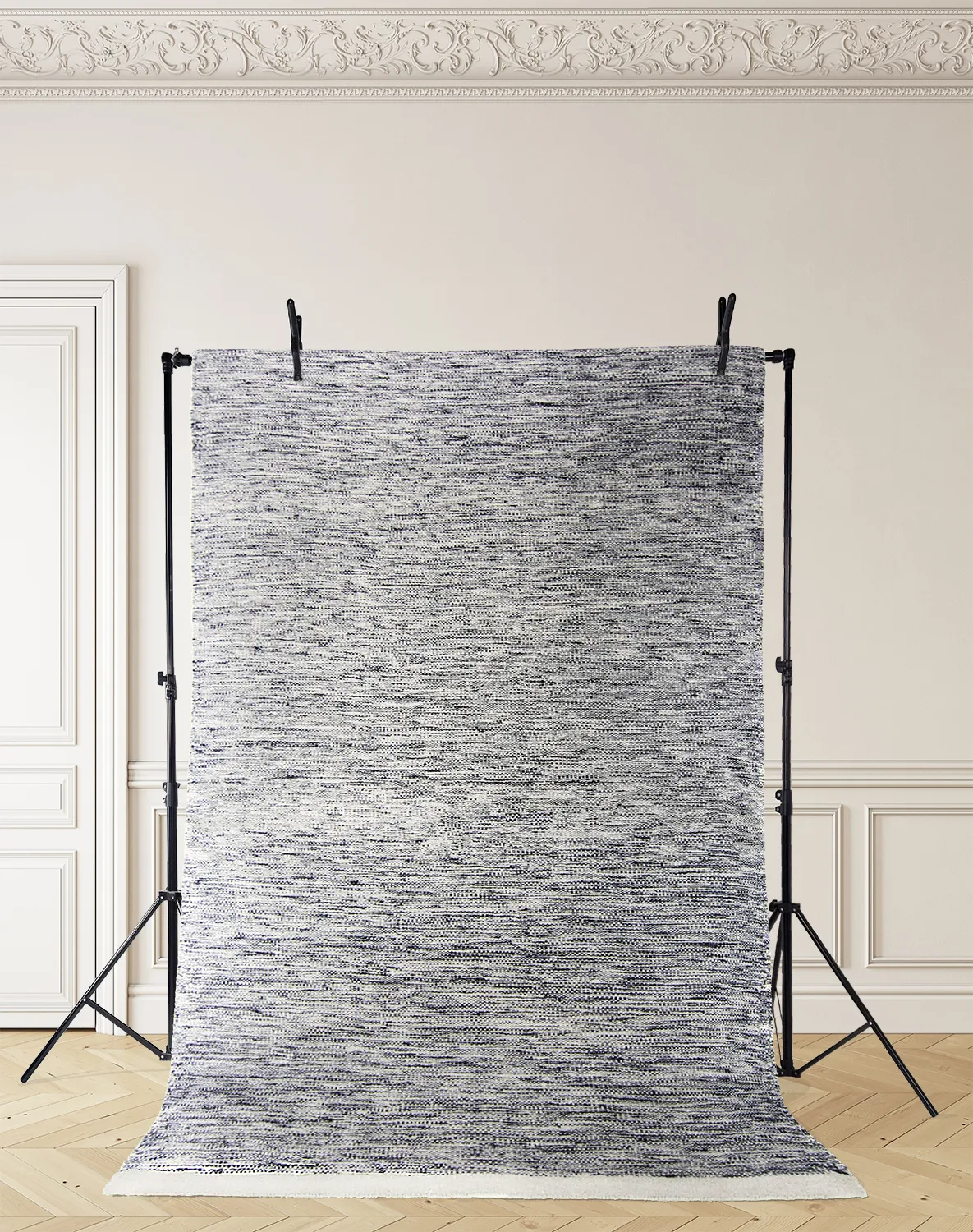 Alfombra de Lana - Savona (negro/blanco)