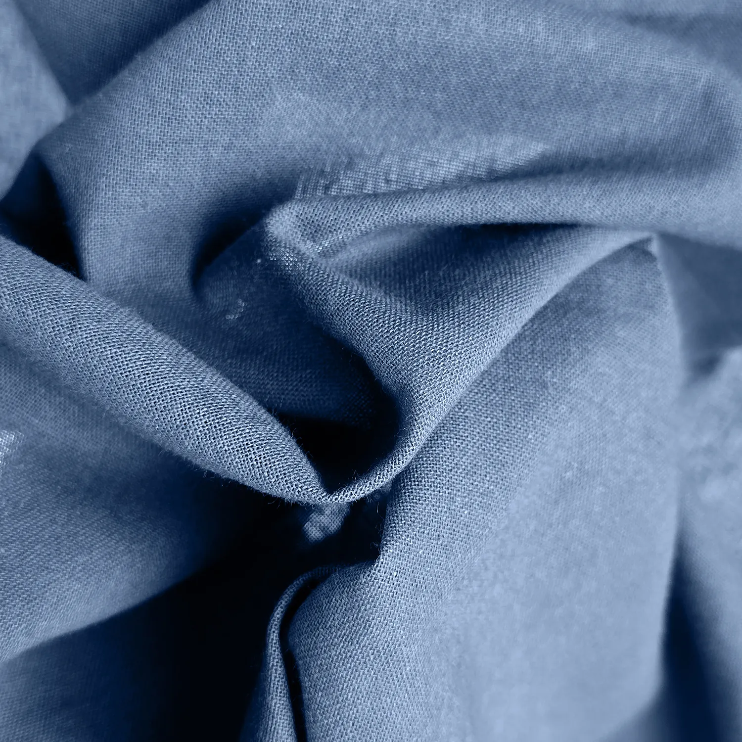 Cortinas Pack de 2 - Cortinas de algodón Selena (azul)