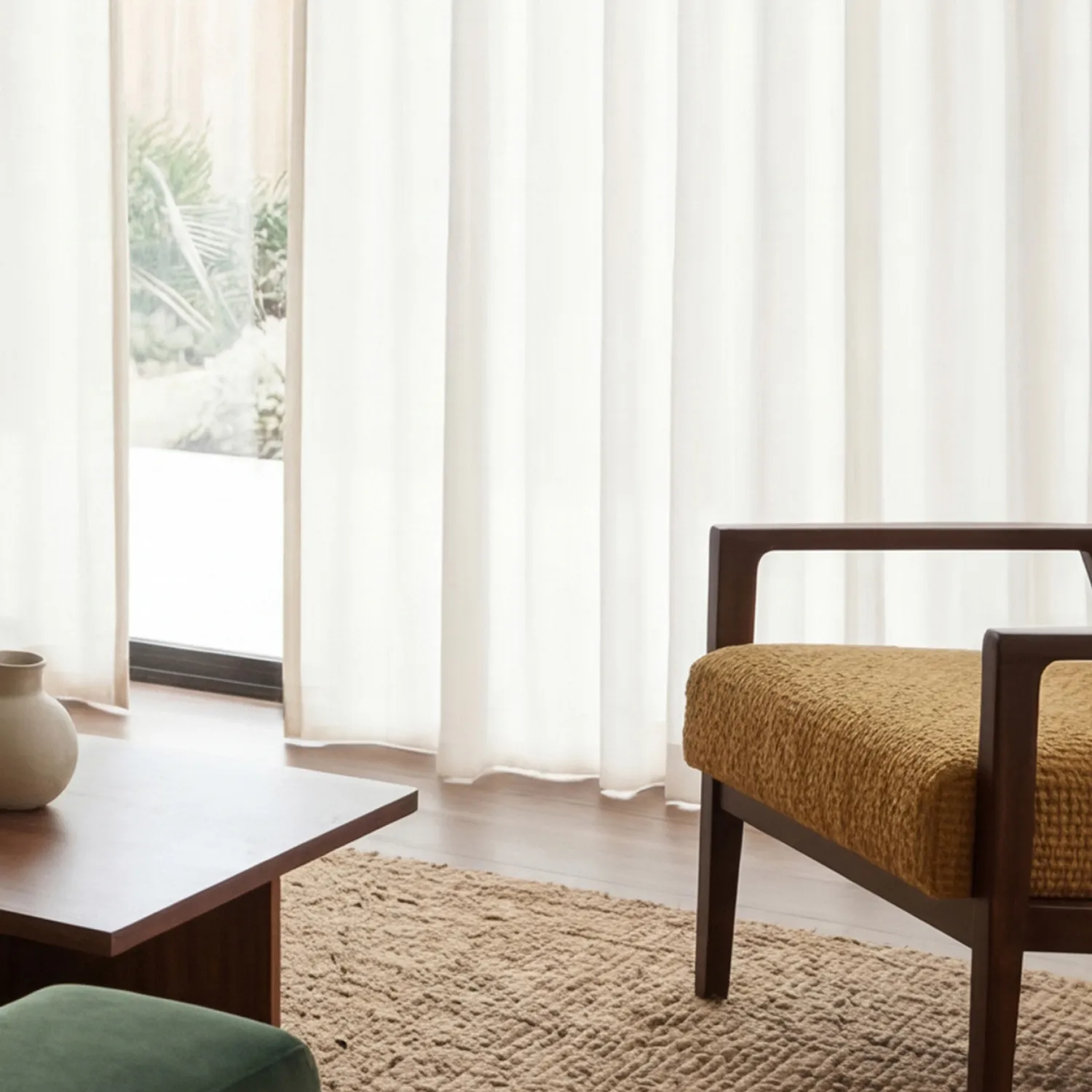 Cortinas Pack de 2 - Cortinas de algodón Selena (crema)