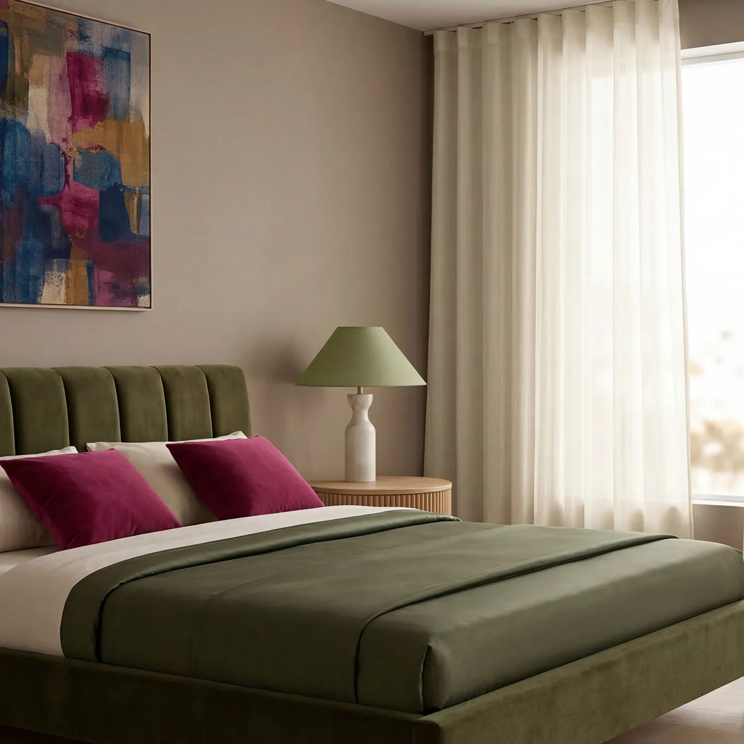 Cortinas Pack de 2 - Cortinas de algodón Selena (crema)