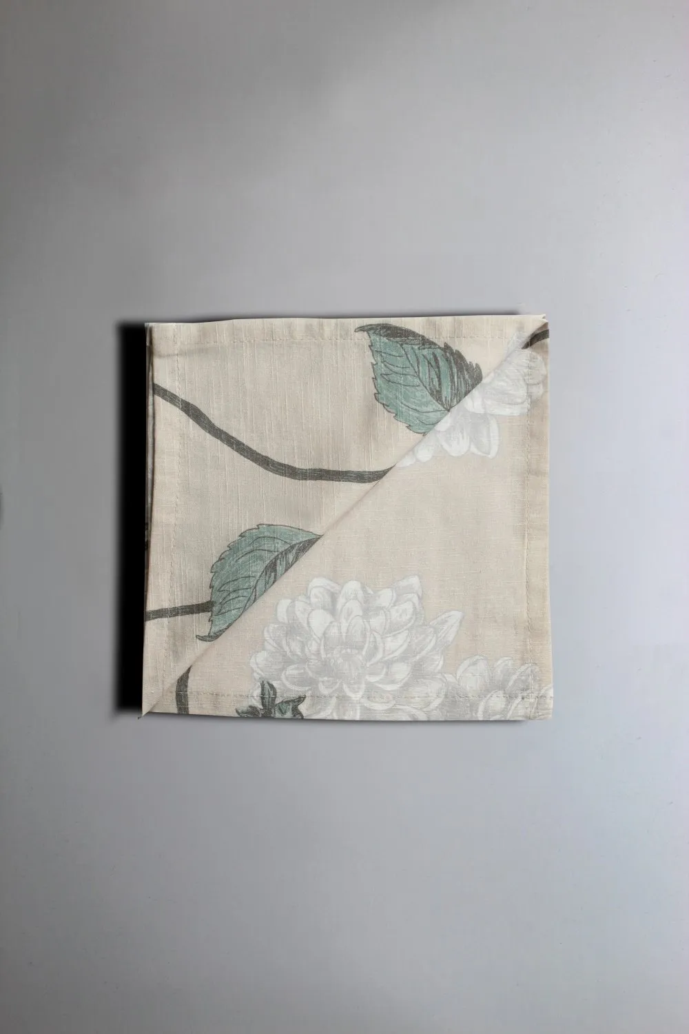 Servilleta en paquete de 4 - Alyssa (beige/gris)