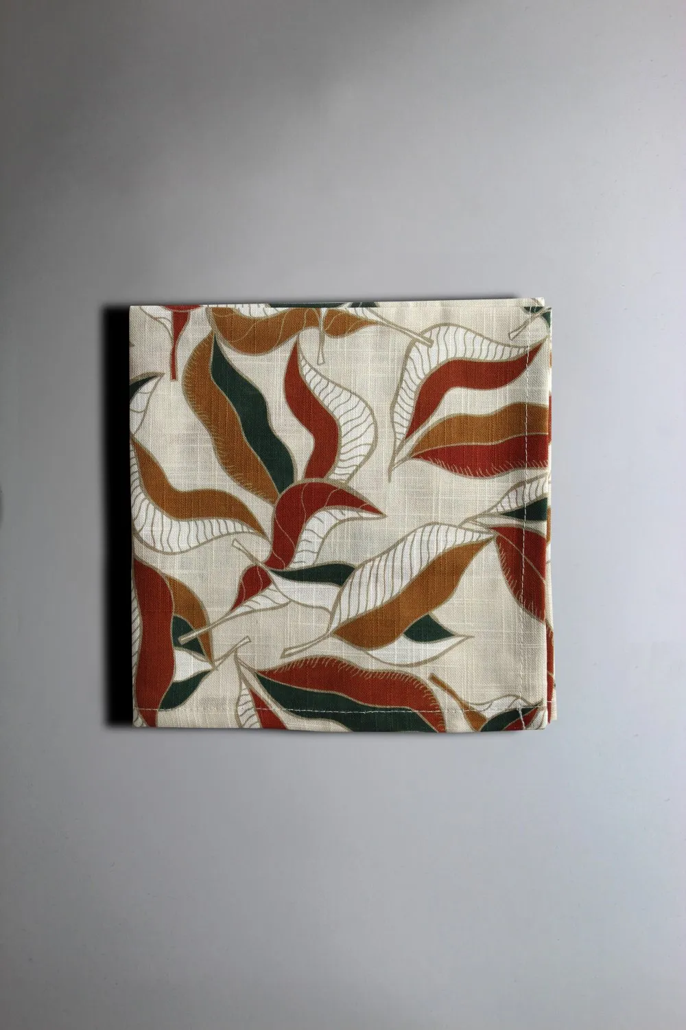 Servilleta en paquete de 4 - Amalie (beige/rust)