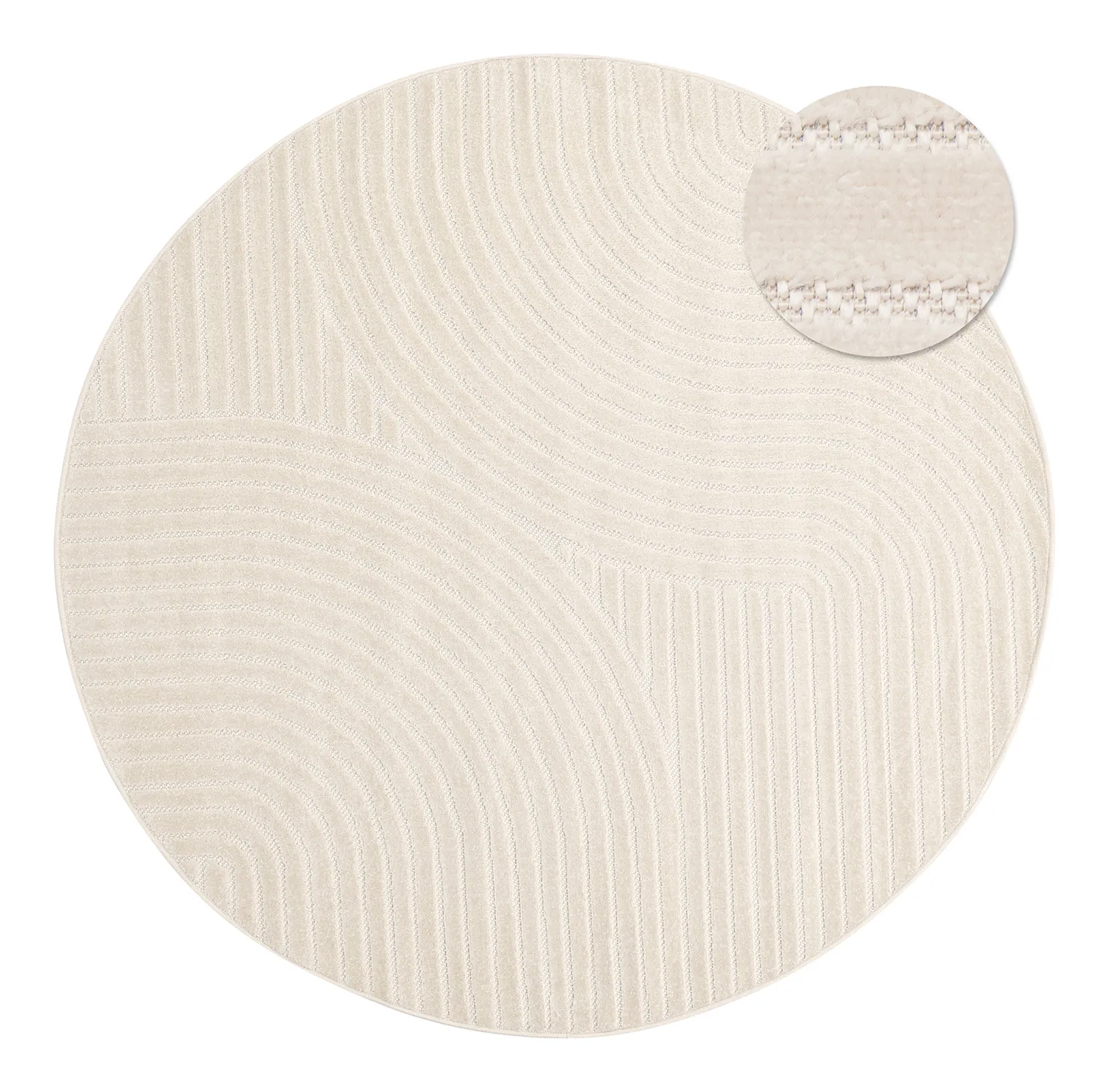 Alfombras redondeadas - Devon (cream)