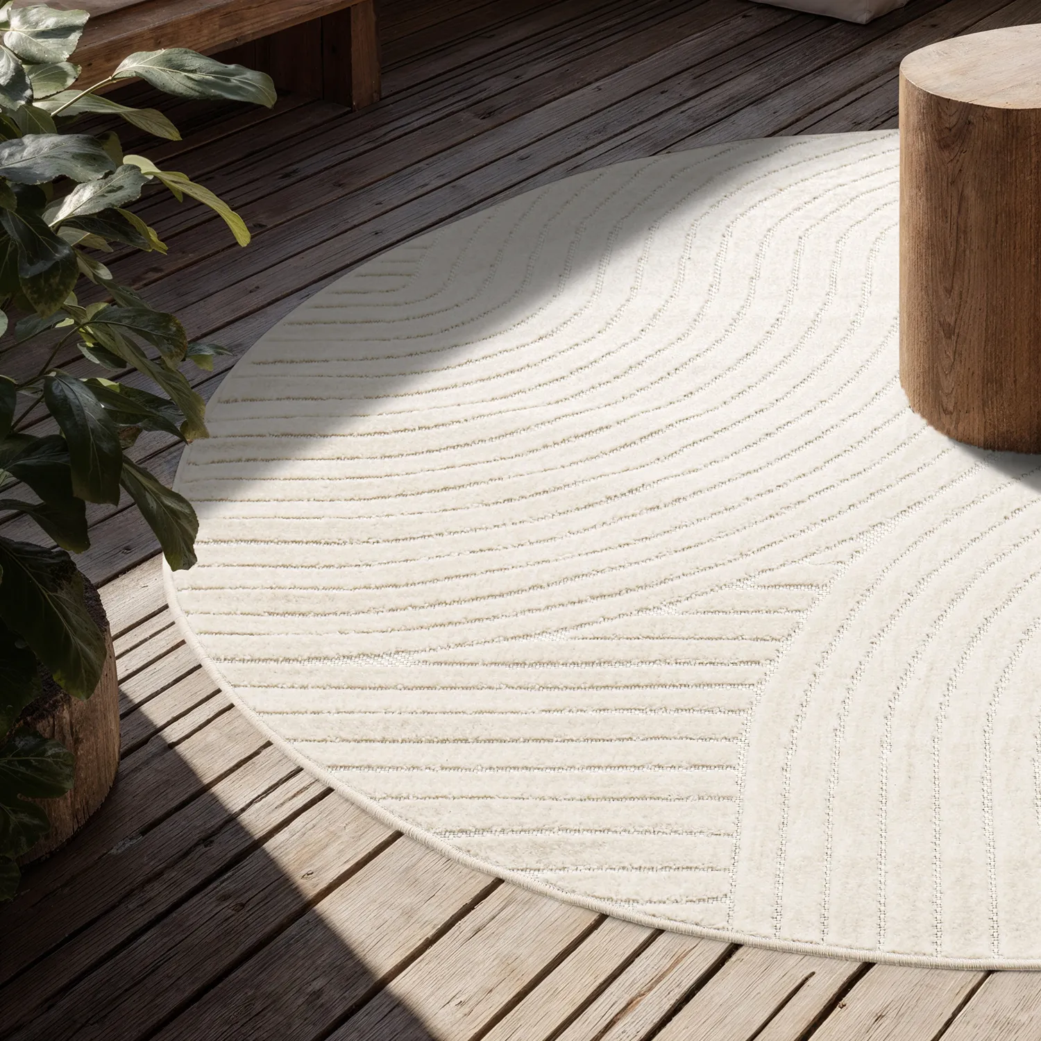 Alfombras redondeadas - Devon (cream)