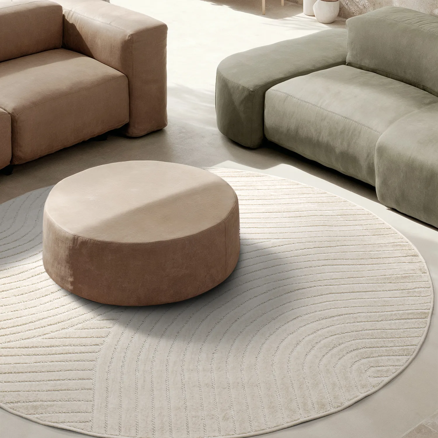 Alfombras redondeadas - Devon (cream)