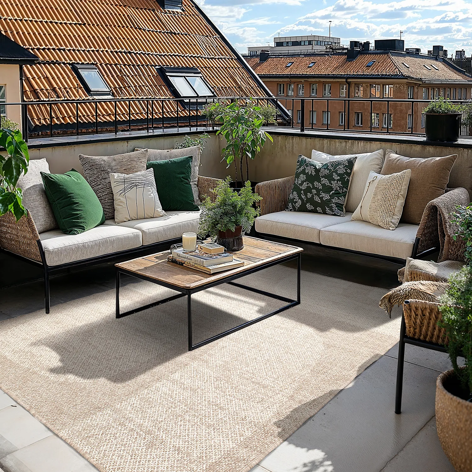 Alfombras de Interior/Exterior - Orrville (gris)