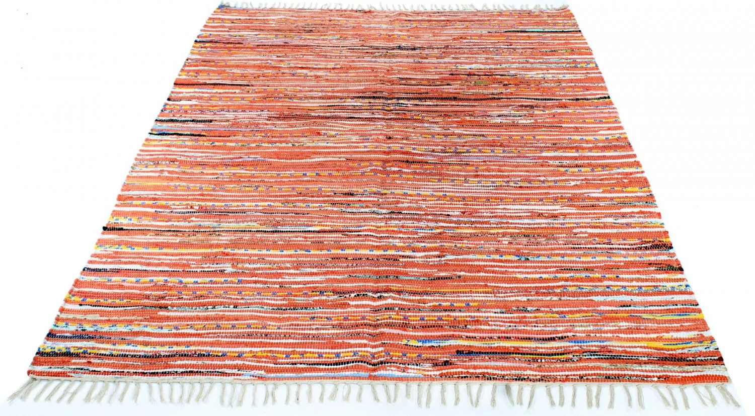 Alfombra de algodón - Delhi (naranja)