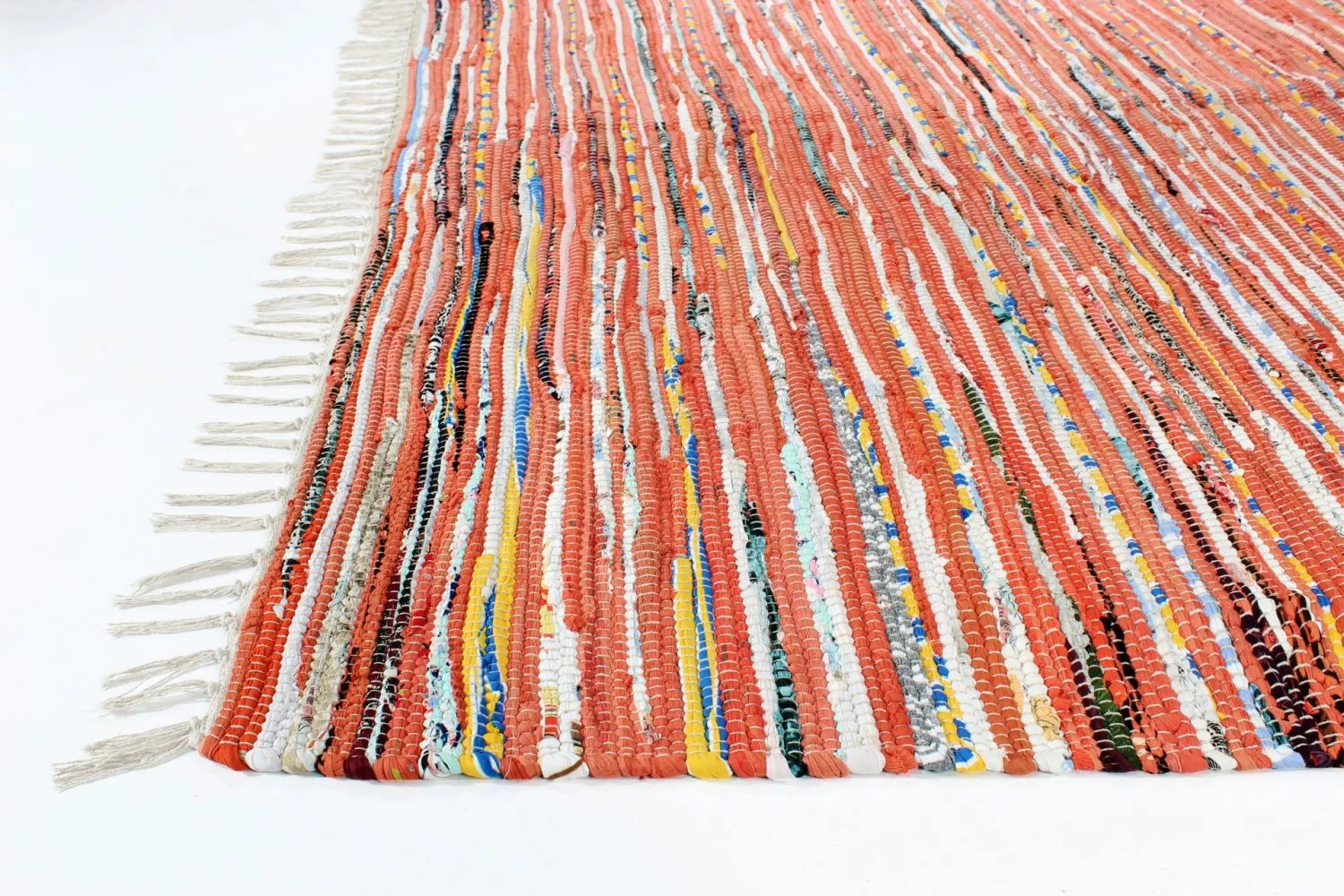 Alfombra de algodón - Delhi (naranja)
