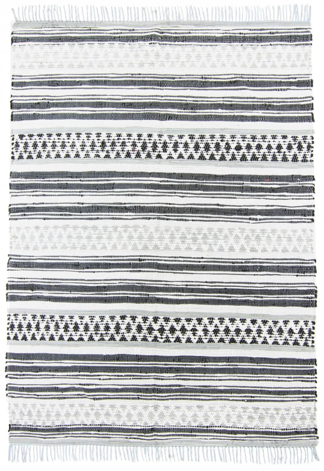 Alfombra de algodón - Orissa (gris)