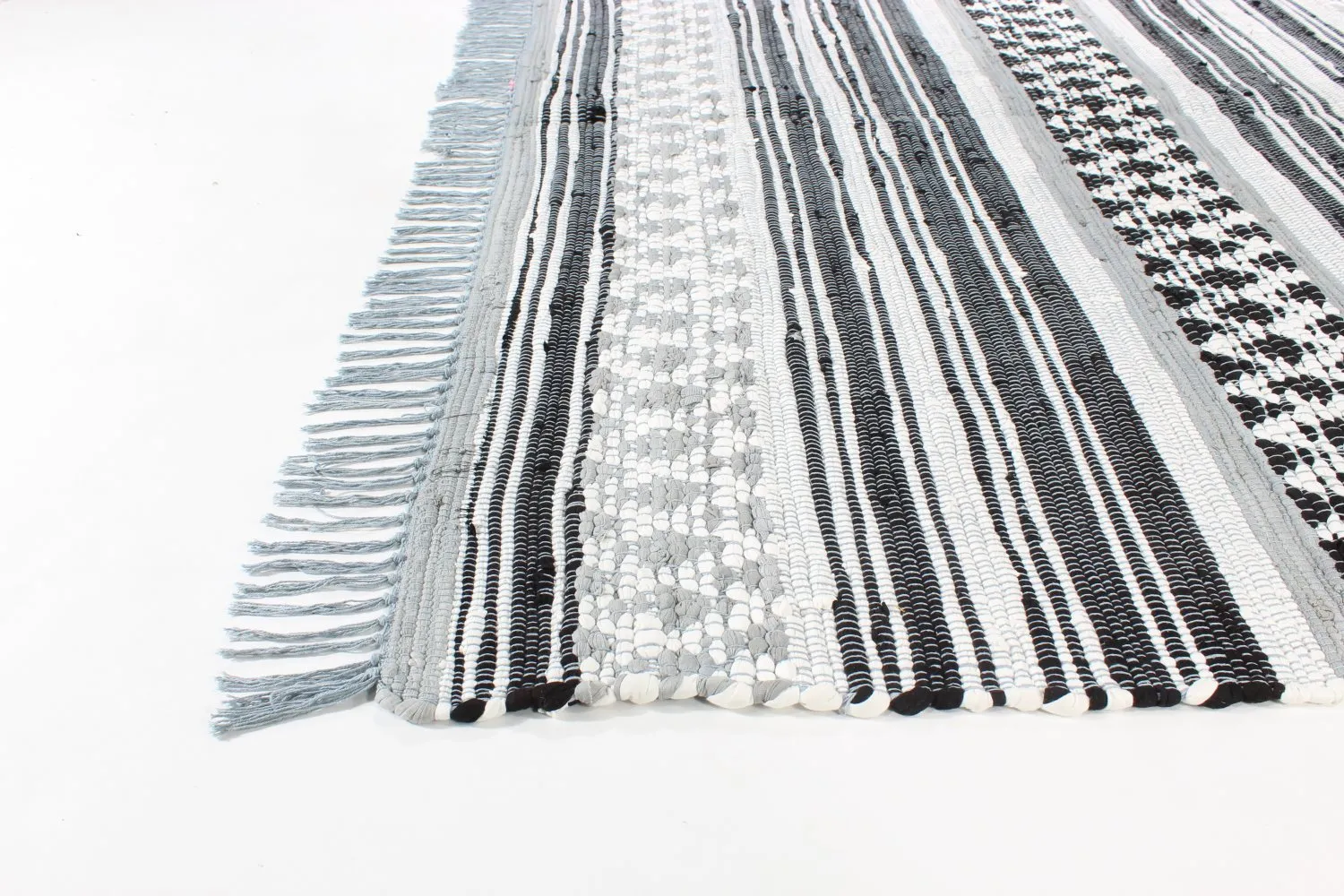 Alfombra de algodón - Orissa (gris)