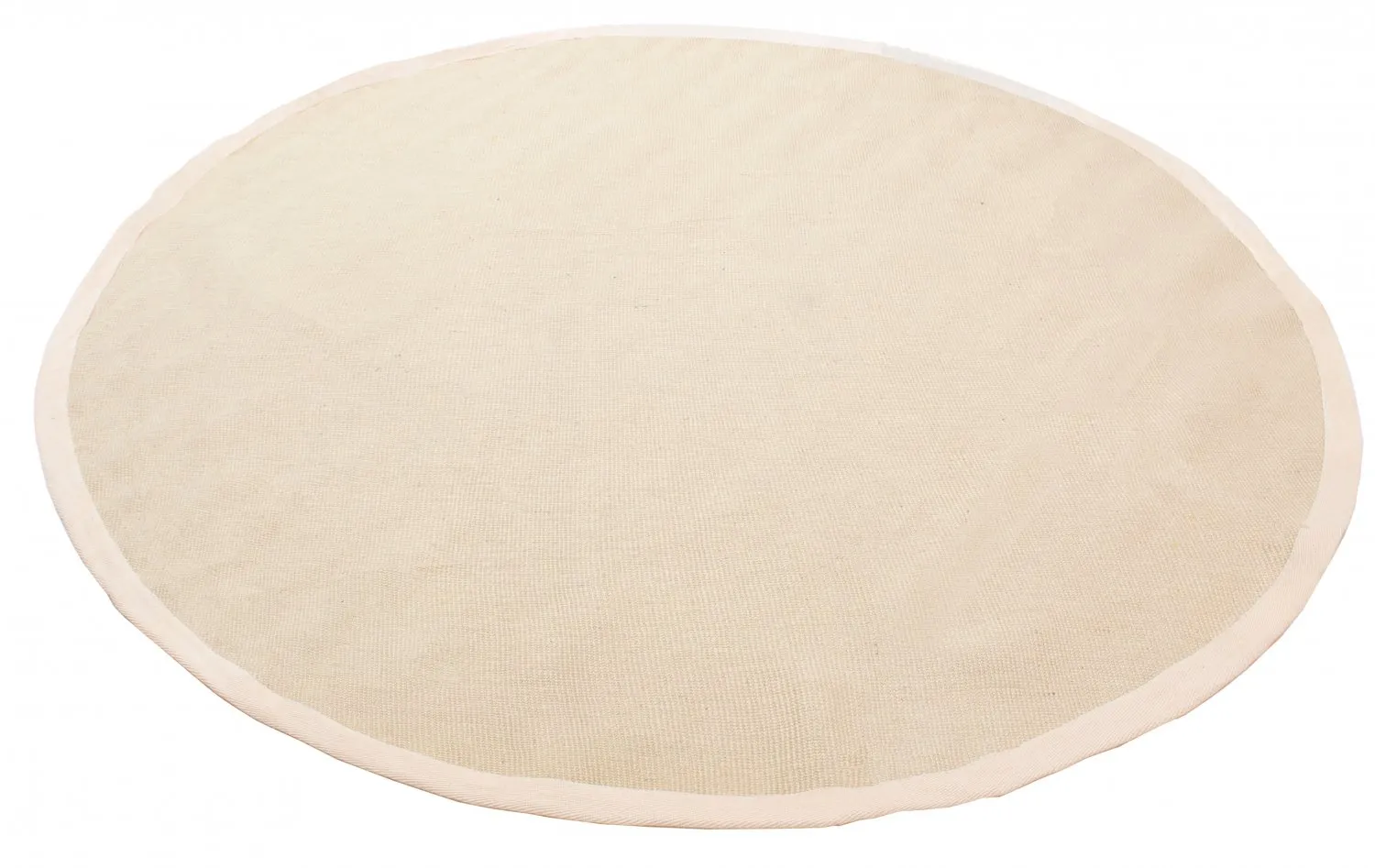 Alfombras redondeadas (sisal) - Agave (marfil)