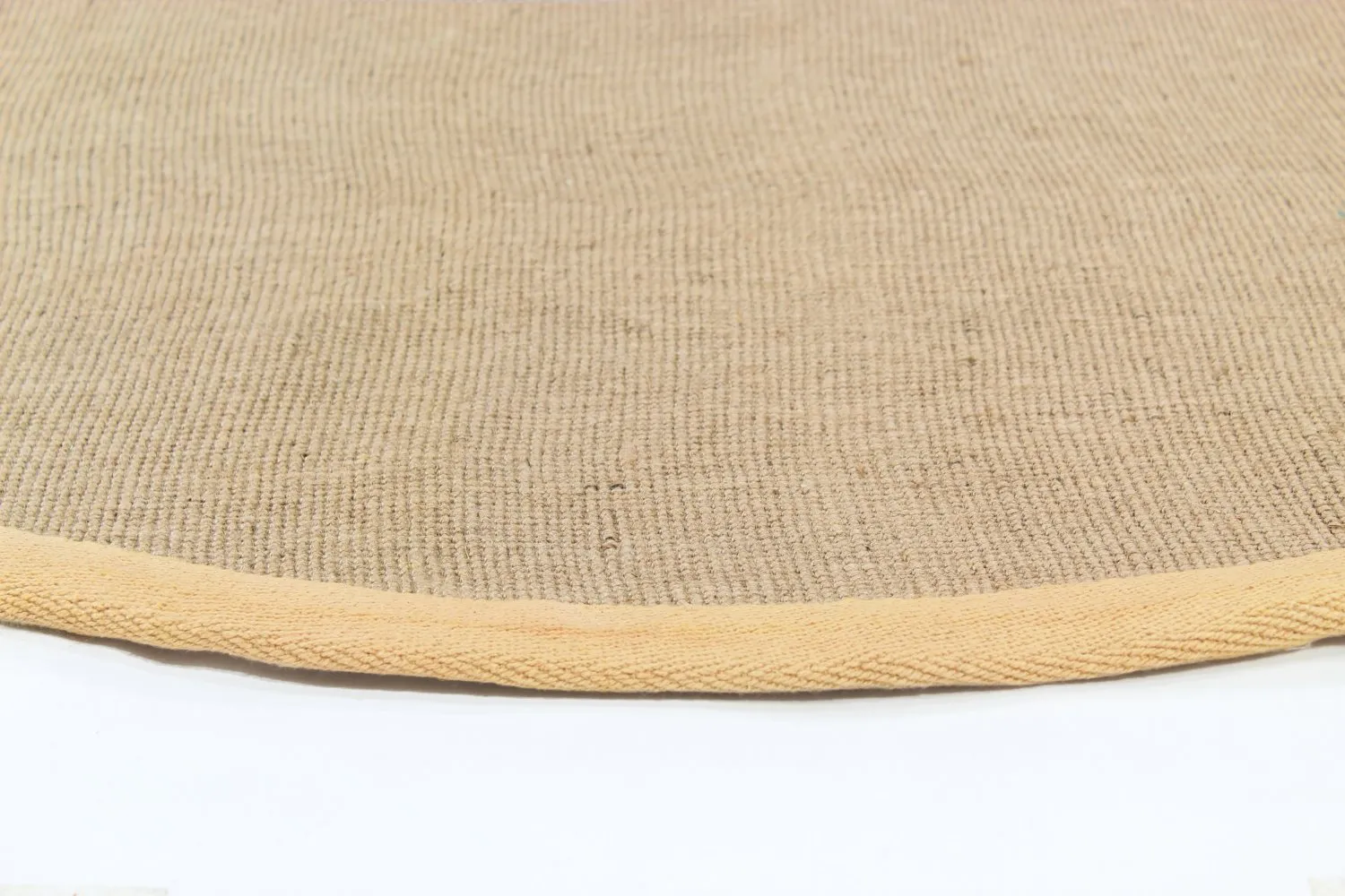 Alfombras redondeadas (sisal) - Agave (taupe claro)